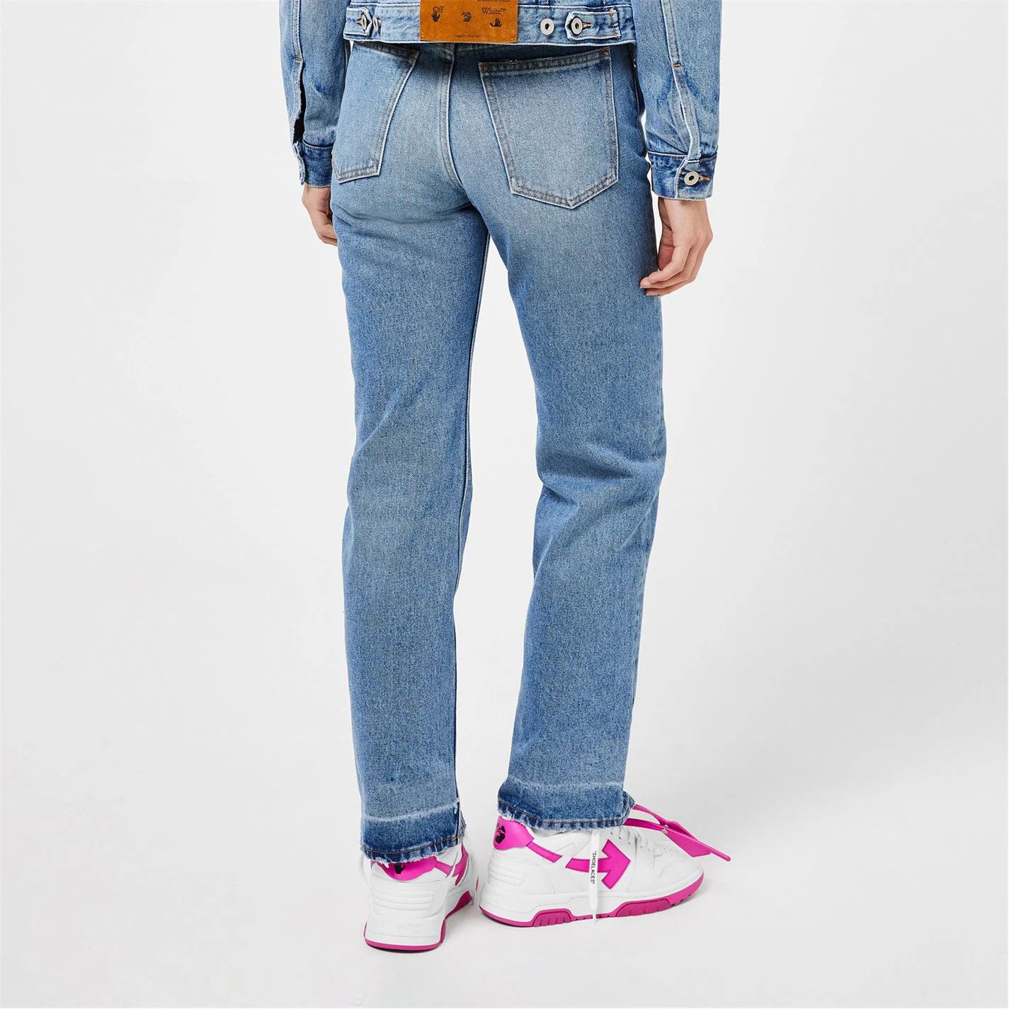 Off-White o1g2r1mq0125 Jeans in Blue Size 25" / US 0 / IT 36 - 4 Thumbnail