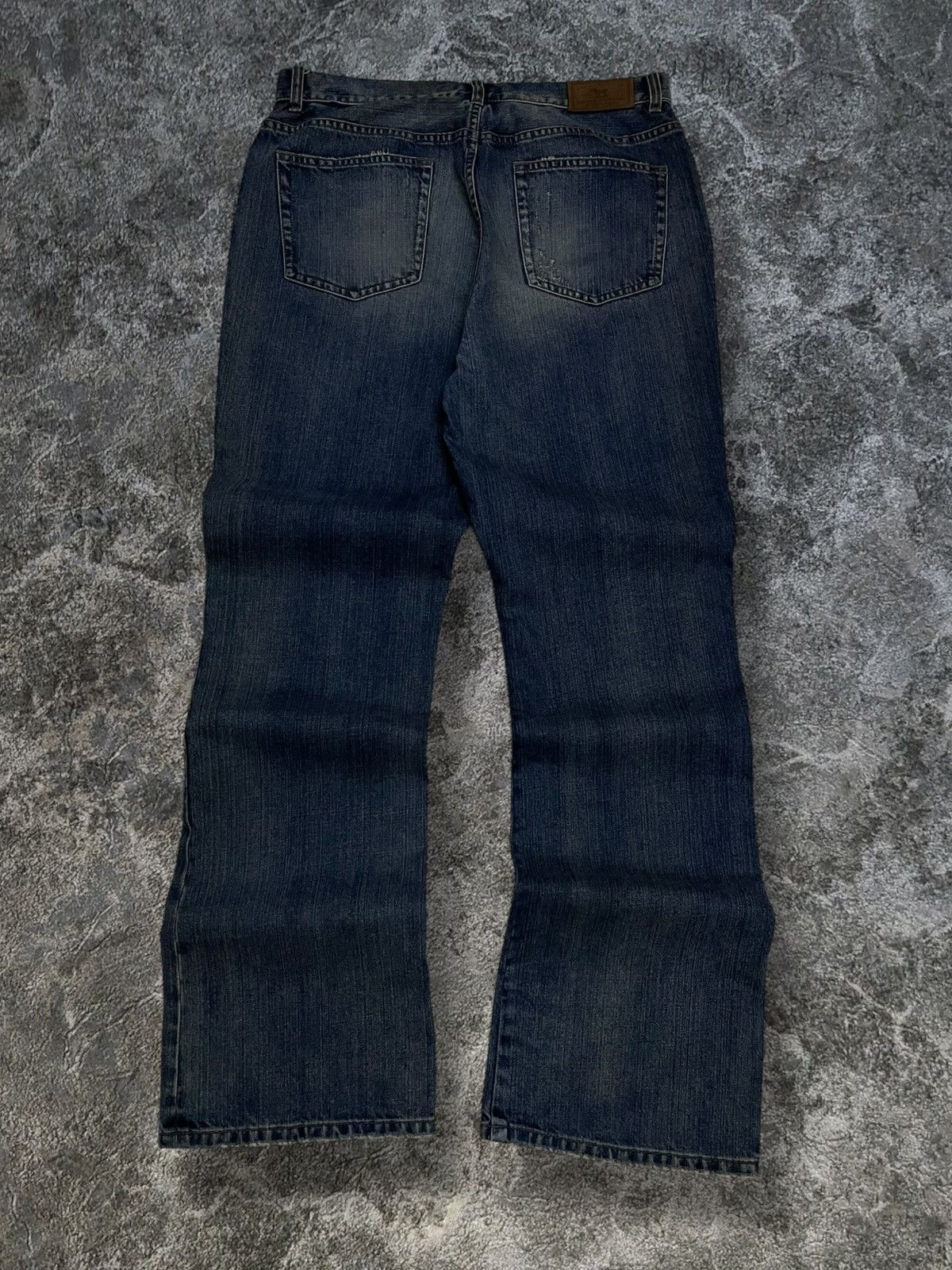 Designer × Polo Ralph Lauren × Vintage Vintage Designer Polo Ralph Lauren Flared Patchwork Jeans Size US 32 / EU 48 - 9 Thumbnail