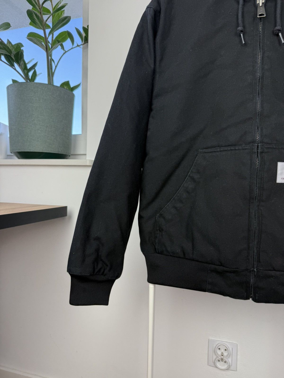 ジャケット・アウター Carhartt 90s Faded Black Active Jacket Vintage 90s Faded Black Carhartt Quilt Lined Active Jacket (XL