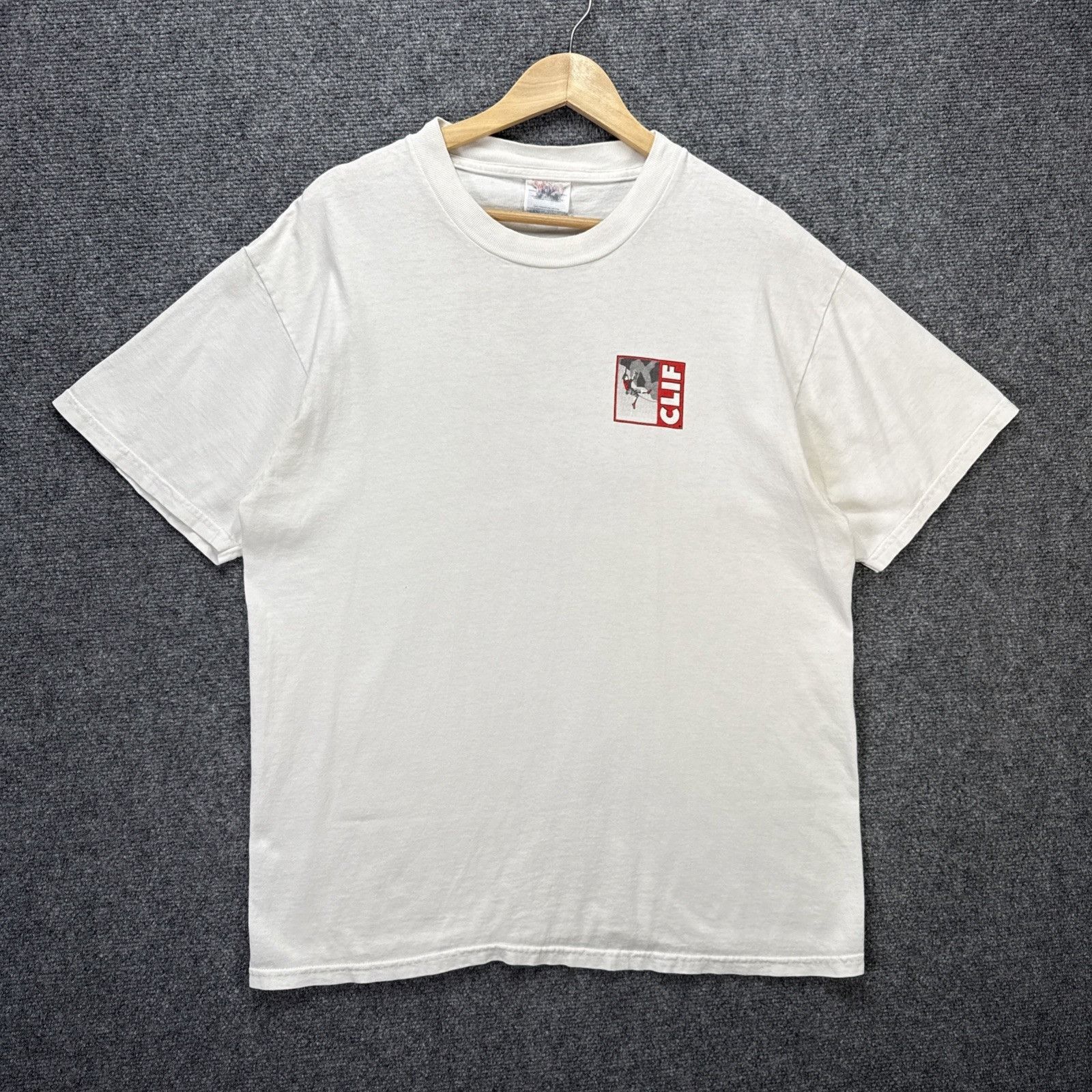 Patagonia Vintage CLIF Shirt Mens Large White 90s USA Patagonia Hiking Size US L / EU 52-54 / 3 - 3 Thumbnail