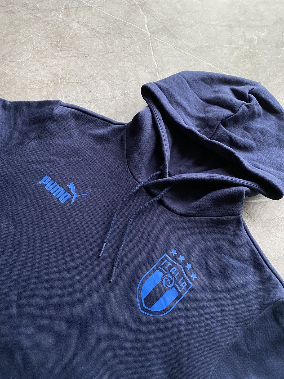 Puma Rare Puma Italy National Team Soccer Football Retro Hoodie Size US M / EU 48-50 / 2 - 6 Thumbnail