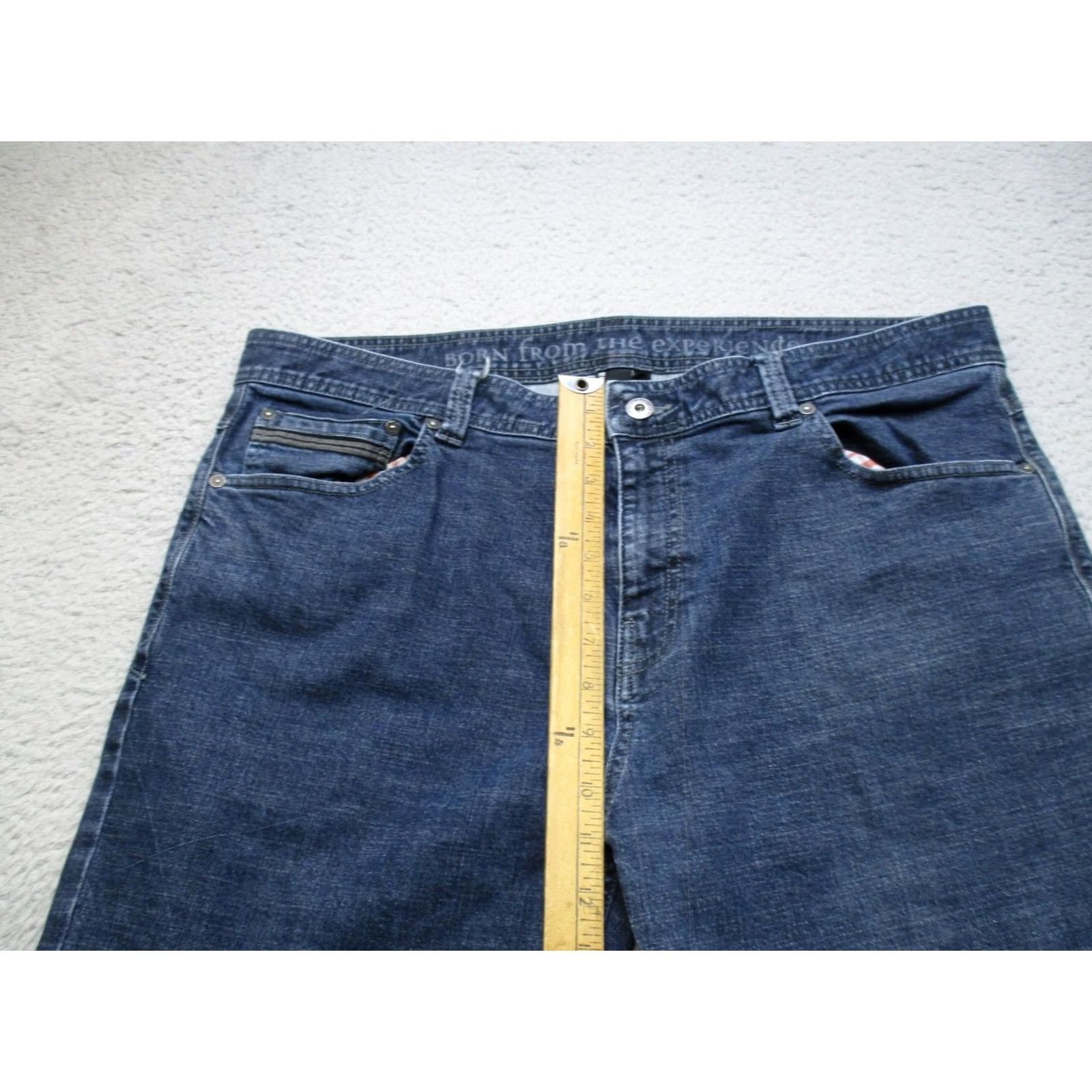 Prana prAna Jeans Mens 38x34 Blue Slim Fit Straight Leg Denim Pants Casual Comfort Size US 38 / EU 54 - 5 Thumbnail