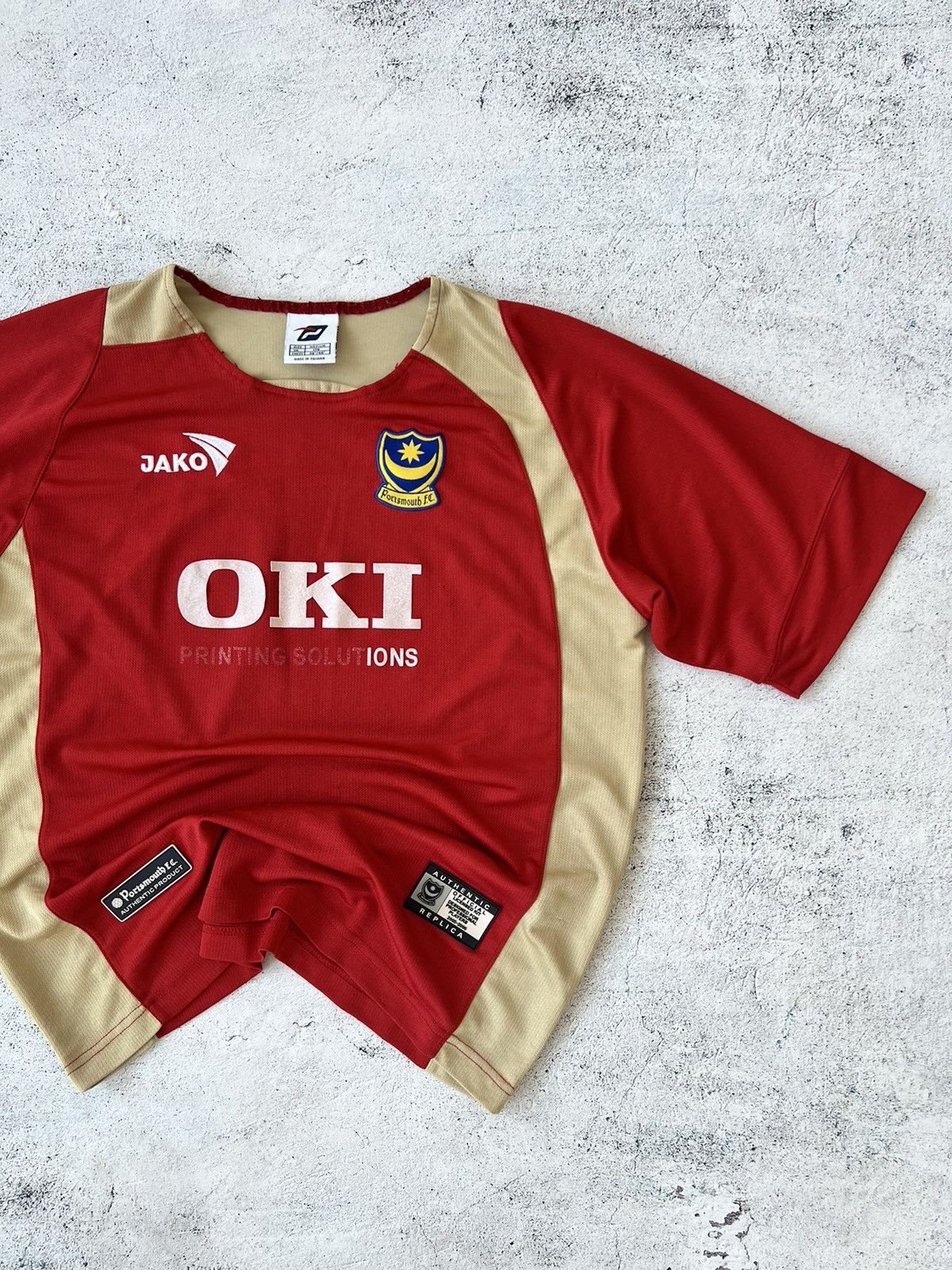 Vintage 🩸RARE🩸 Jako Portsmouth 2005/2006 Vintage Jersey Size US M / EU 48-50 / 2 - 3 Thumbnail