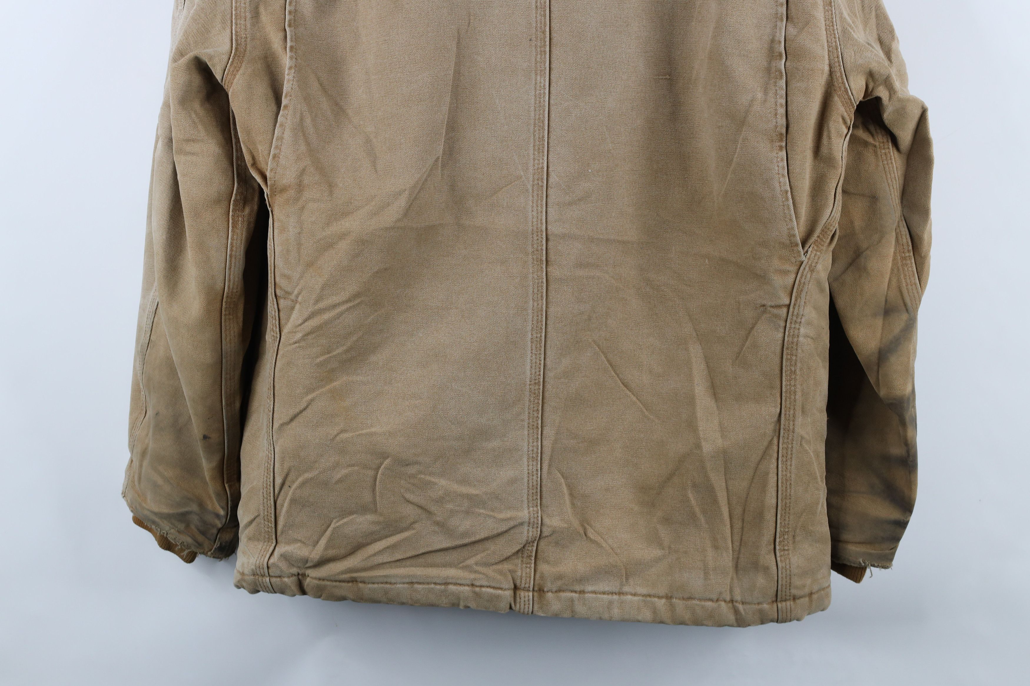 Carhartt × Vintage Vintage Carhartt Spell Out Quilted Canvas Chore Barn Jacket Size US S / EU 44-46 / 1 - 15 Thumbnail