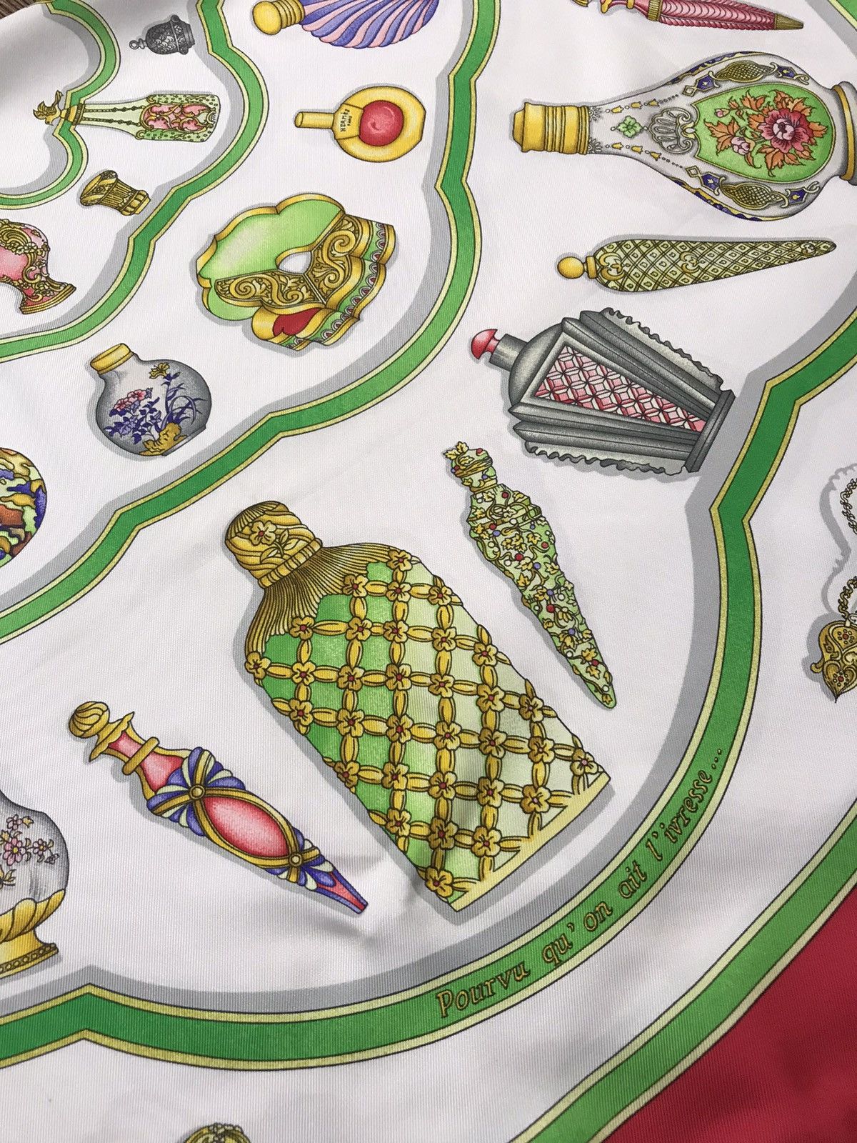 Hermes Hermes Qu Importe le Flacon Silk Scarf Size ONE SIZE - 8 Thumbnail