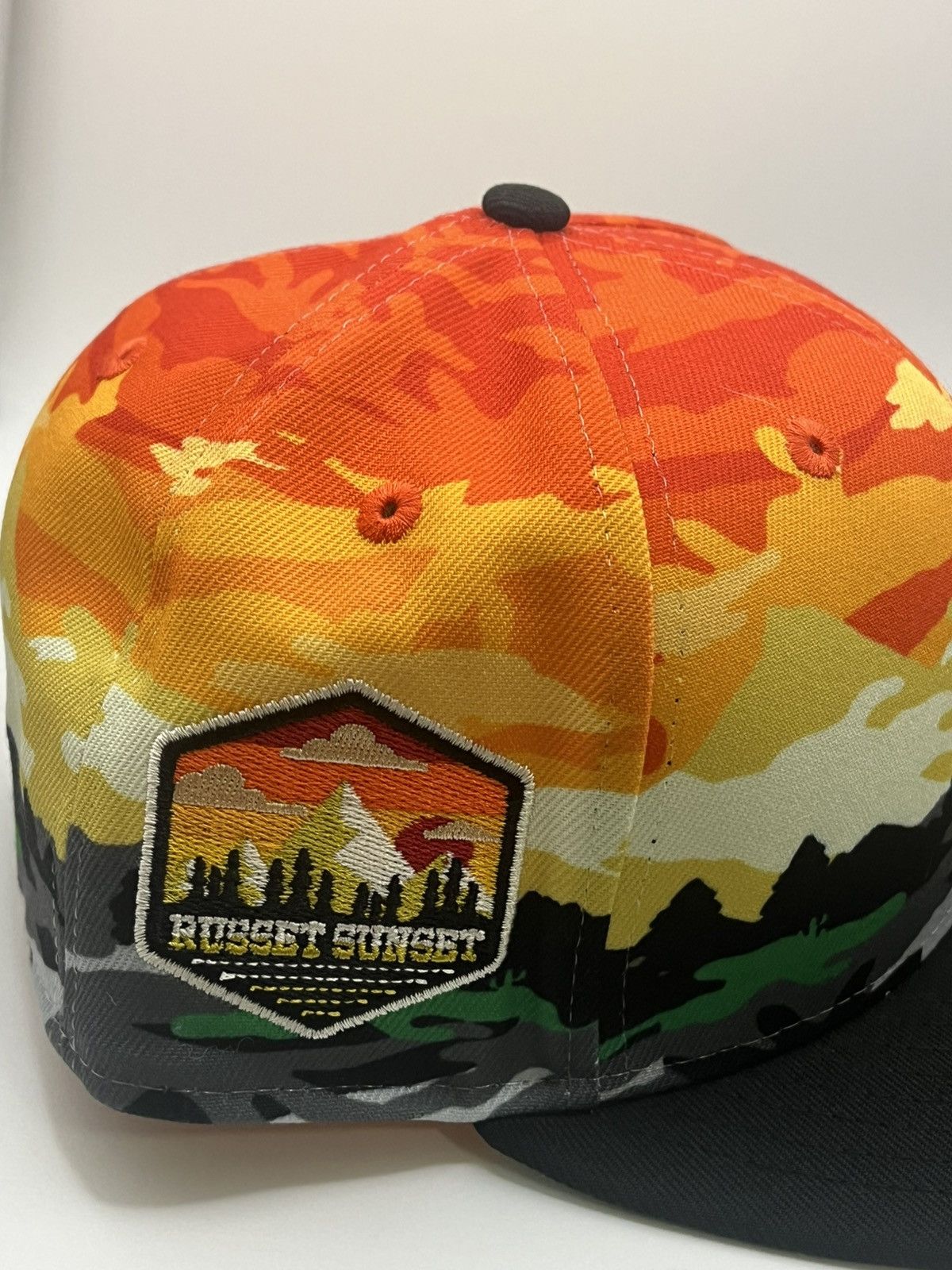MyFitteds 7 1/4 Myfitteds MYFITTEDS X RUSSETSUNSET 001 LANDSCAPE CAMO Size ONE SIZE - 3 Thumbnail