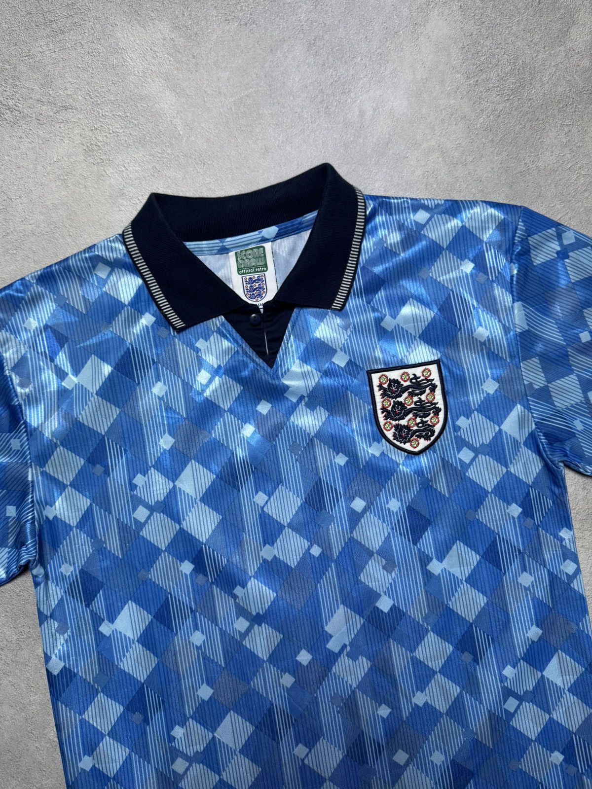 Vintage England 1990 1992 Third Football Shirt Soccer Jersey Retro Size US S / EU 44-46 / 1 - 3 Thumbnail