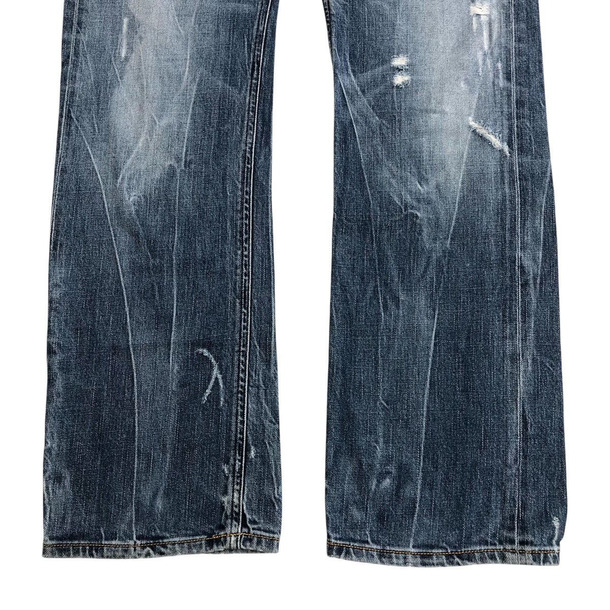 Diesel × If Six Was Nine × Le Grande Bleu (L.G.B.) Vintage Diesel Industry Distressed Denim Y2K Jeans Size US 32 / EU 48 - 8 Thumbnail