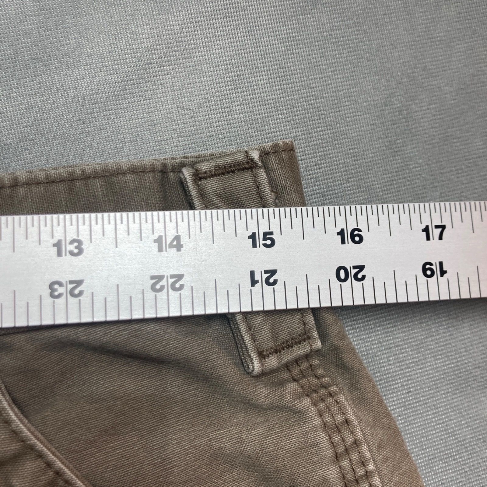 Carhartt Carhartt B151 LBR Brown Canvas Carpenter Pants 31x30 Size US 31 - 4 Thumbnail