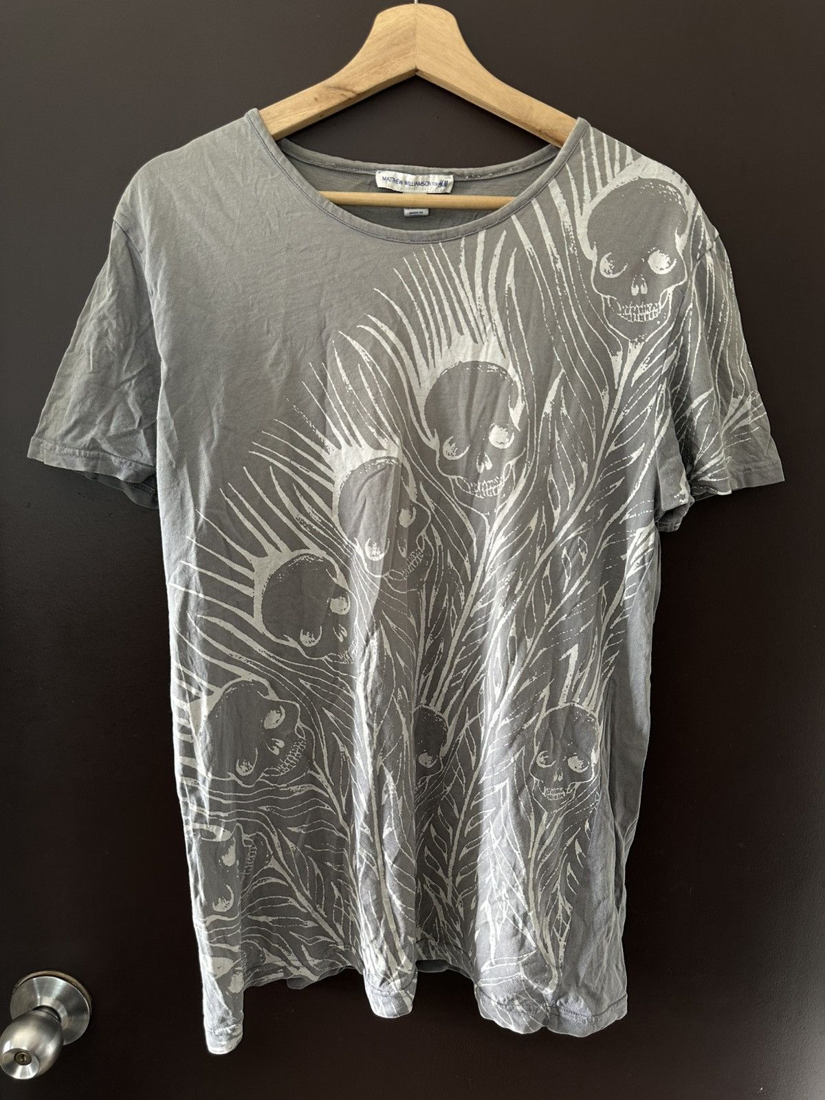 H&M × Matthew Williamson Matheww Williamson x H&M Skull Peacock Tee Size US M / EU 48-50 / 2 - 2 Thumbnail