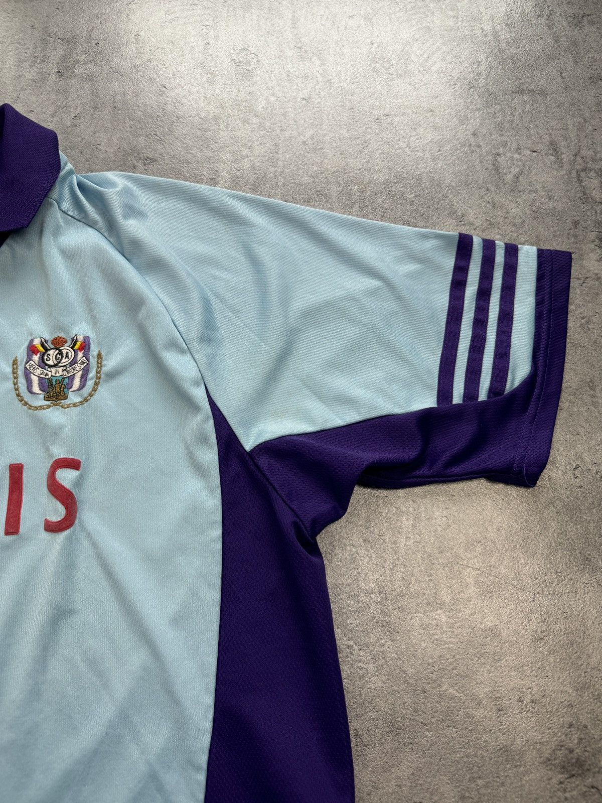 Adidas × Vintage Adidas R.S.C Anderlecht football jersey vintage rare soccer Size US XL / EU 56 / 4 - 4 Thumbnail