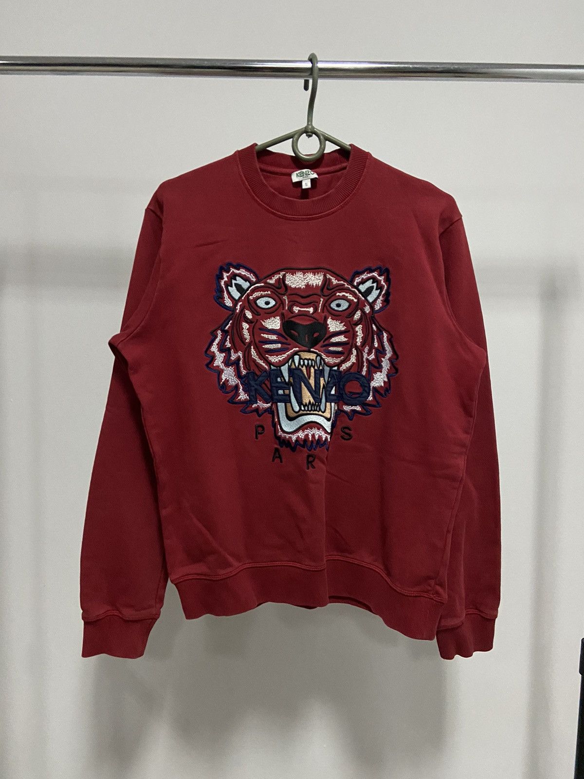 Kenzo × Vintage Kenzo tiger 🐯 Vintage Sweatshirt Big Logo Paris Luxury Size US S / EU 44-46 / 1 - 1 Thumbnail