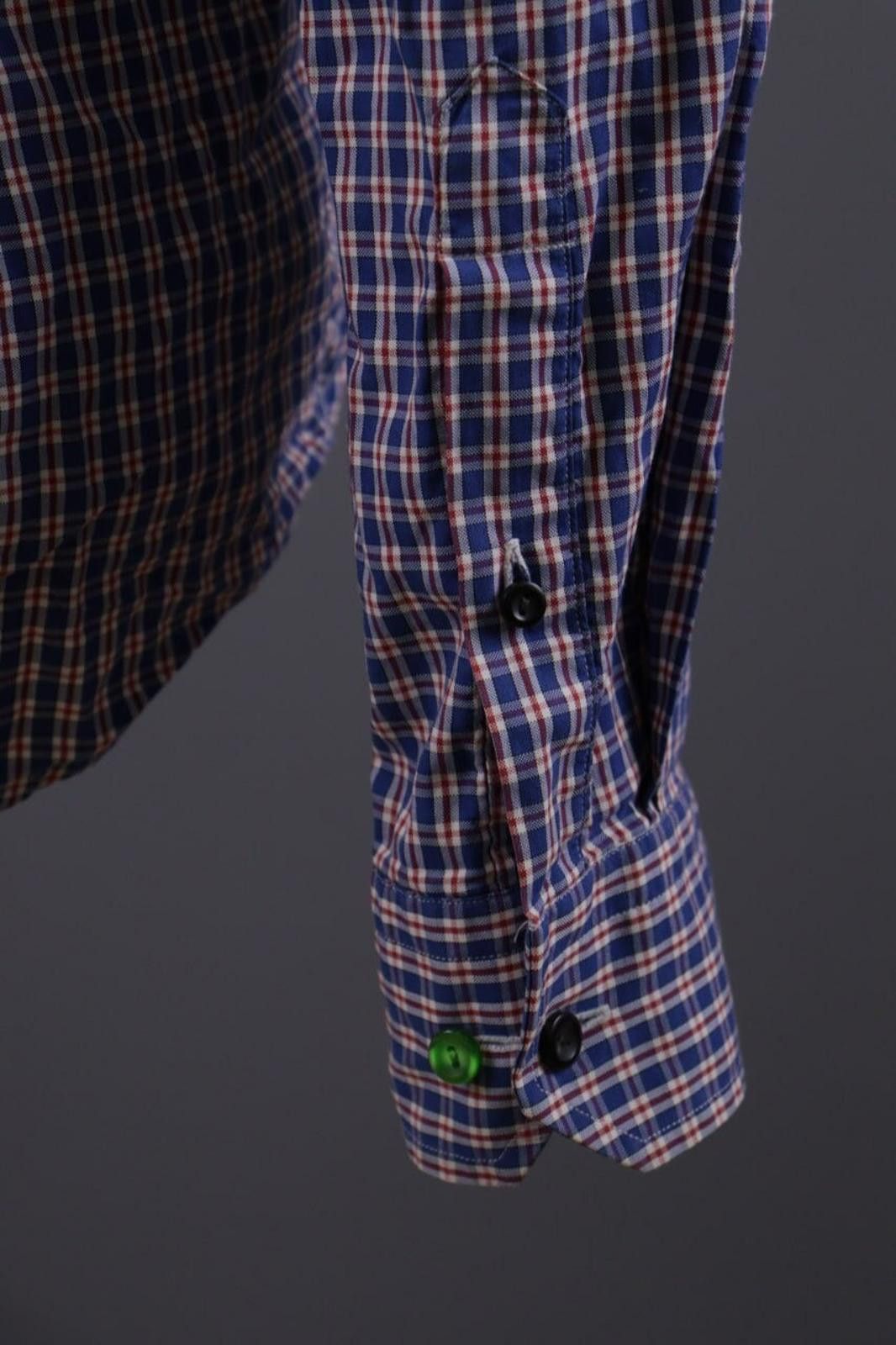 Eton Eton Slim Blue Check Luxury Button Down Shirt Size 41 / 16 Size US M / EU 48-50 / 2 - 12 Thumbnail