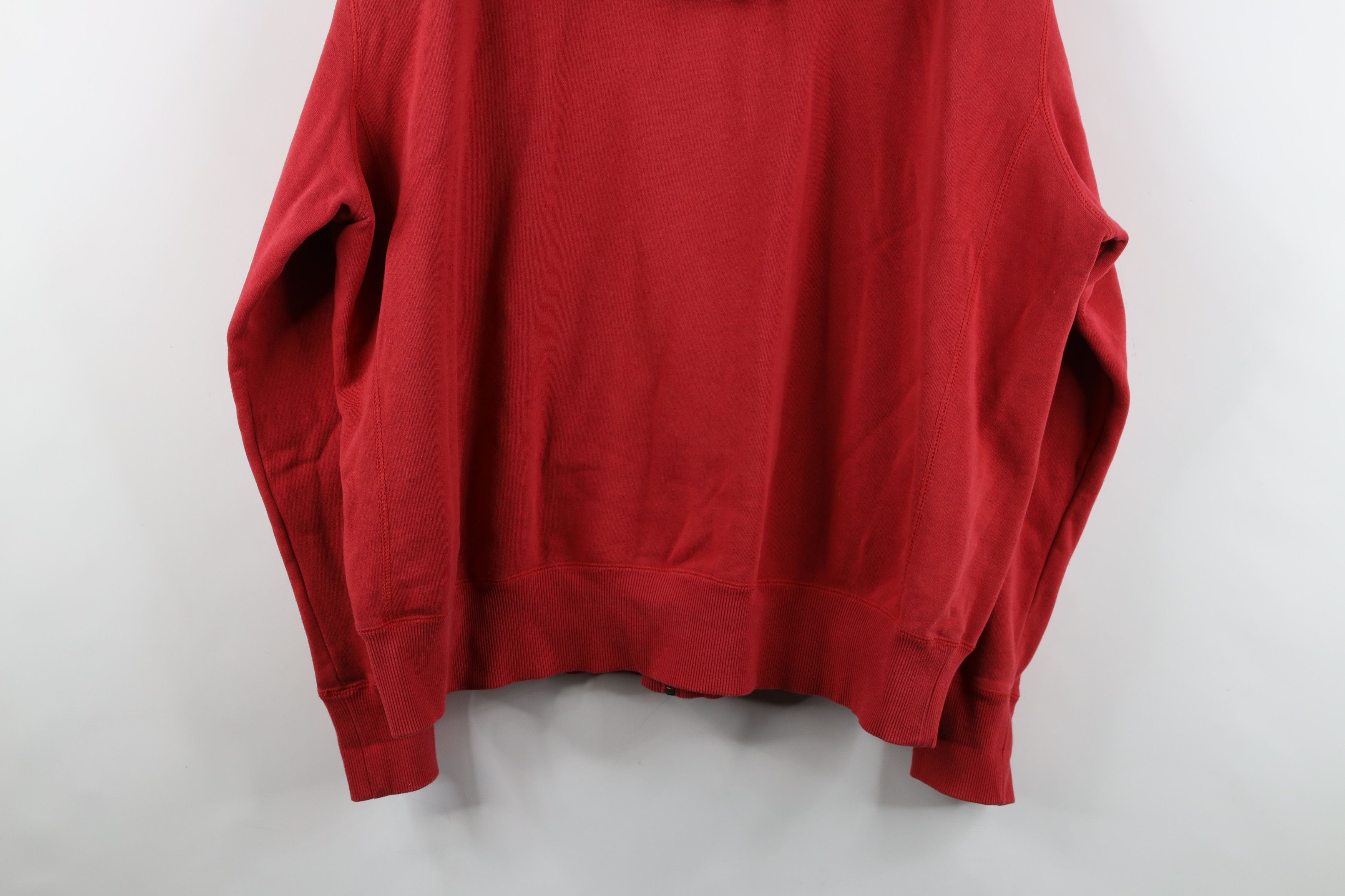 Nike × Vintage Vintage Nike Mini Swoosh Boston Red Sox Baseball Zip Hoodie Size US XL / EU 56 / 4 - 16 Thumbnail