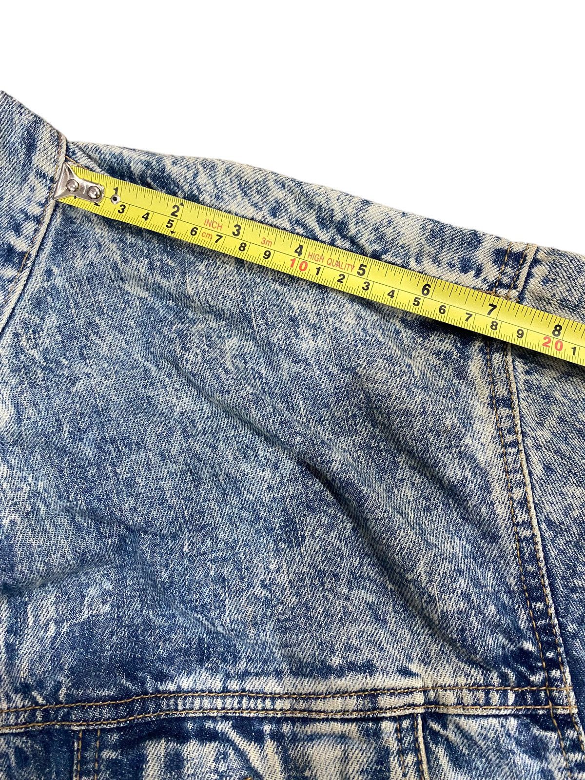 Edwin Vtg EDWIN Acid Wash Denim Jacket Button (L) Size US L / EU 52-54 / 3 - 22 Thumbnail