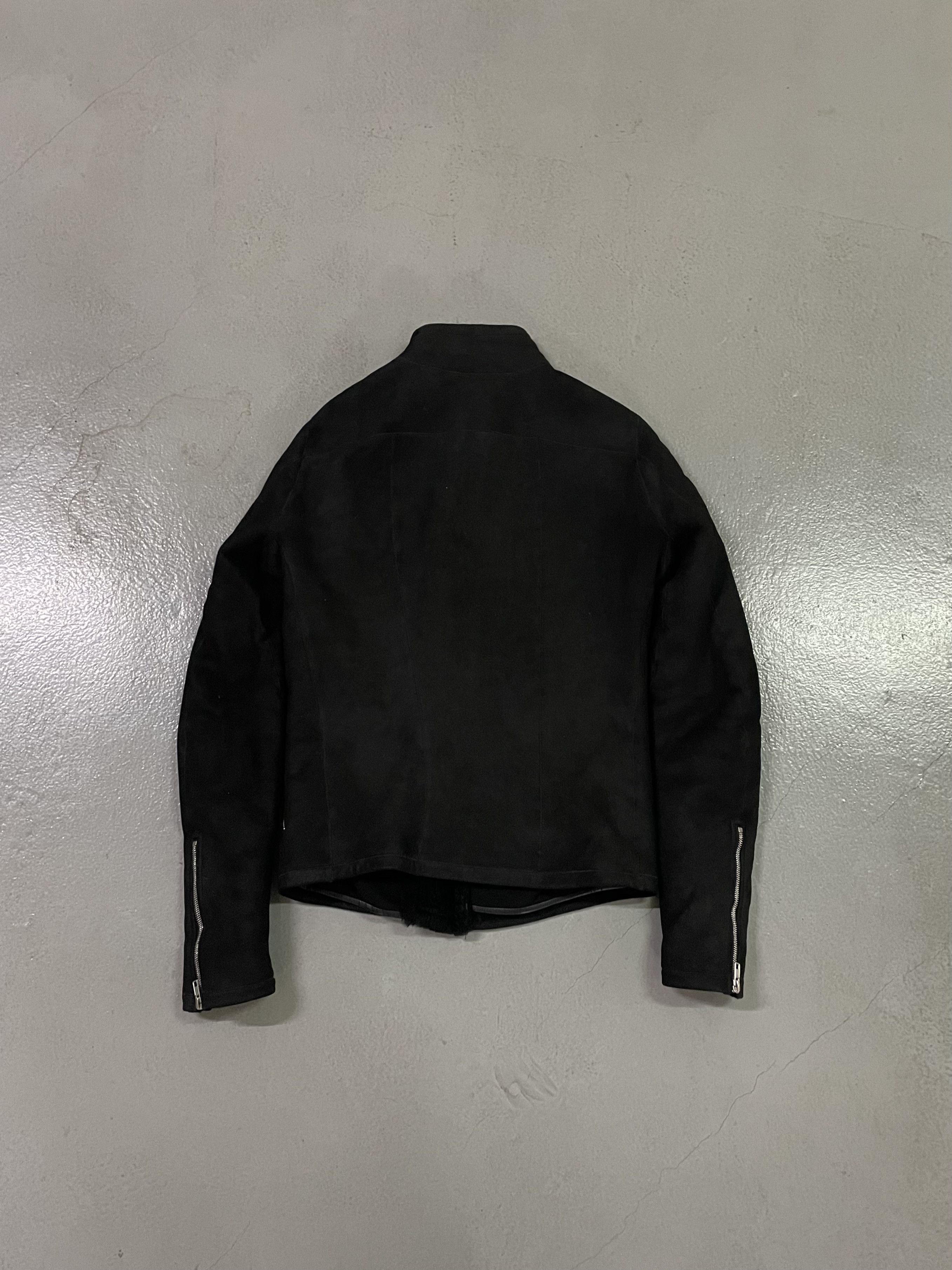 Rick Owens Rick Owens Blistered Lamb Leather Shearling Bauhaus Jacket Size US S / EU 44-46 / 1 - 2 Thumbnail