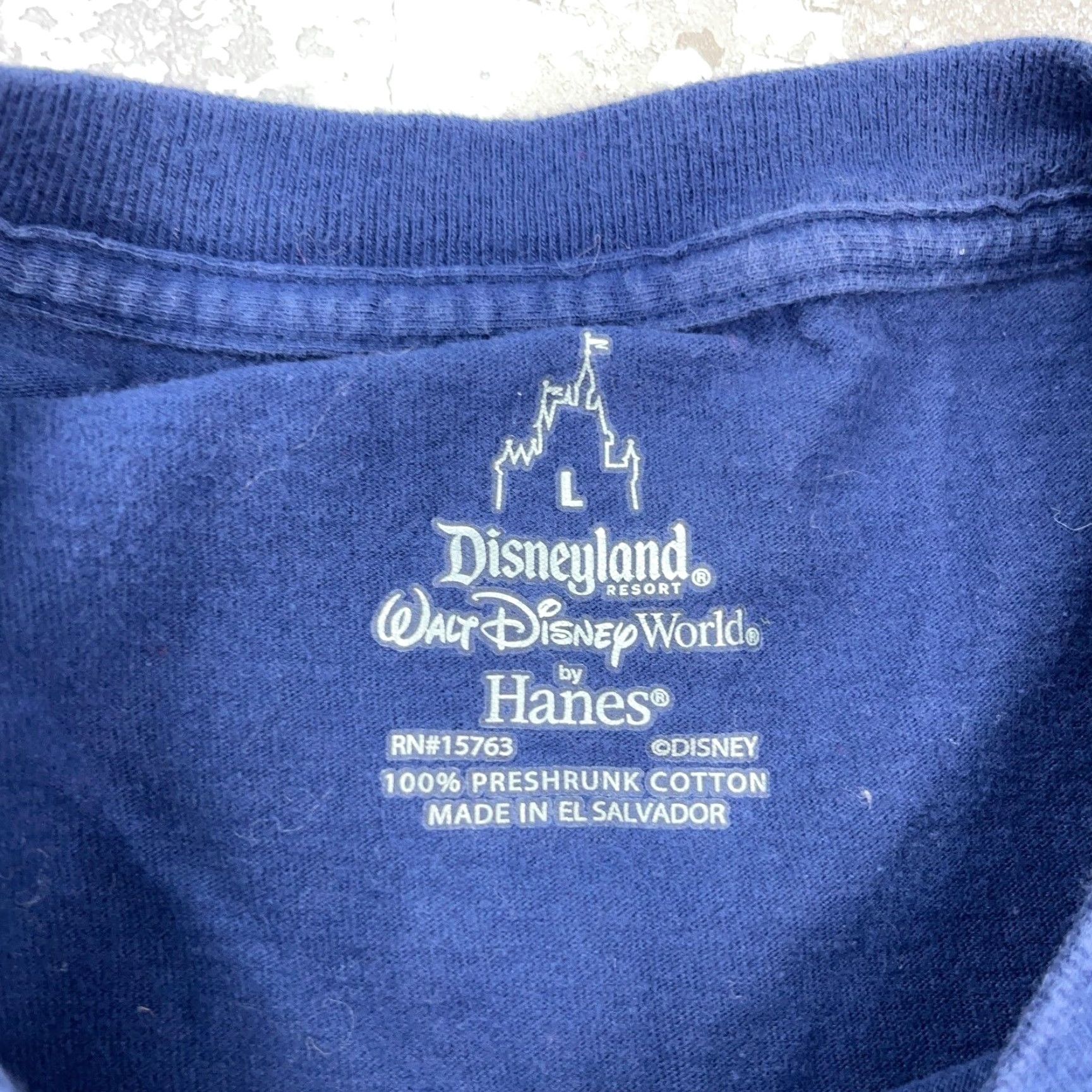Disney VINTAGE Disney Shirt Men Large Blue Tee Mickey Mouse Walt Disney World Resort Retro Y2K Size US L / EU 52-54 / 3 - 4 Thumbnail