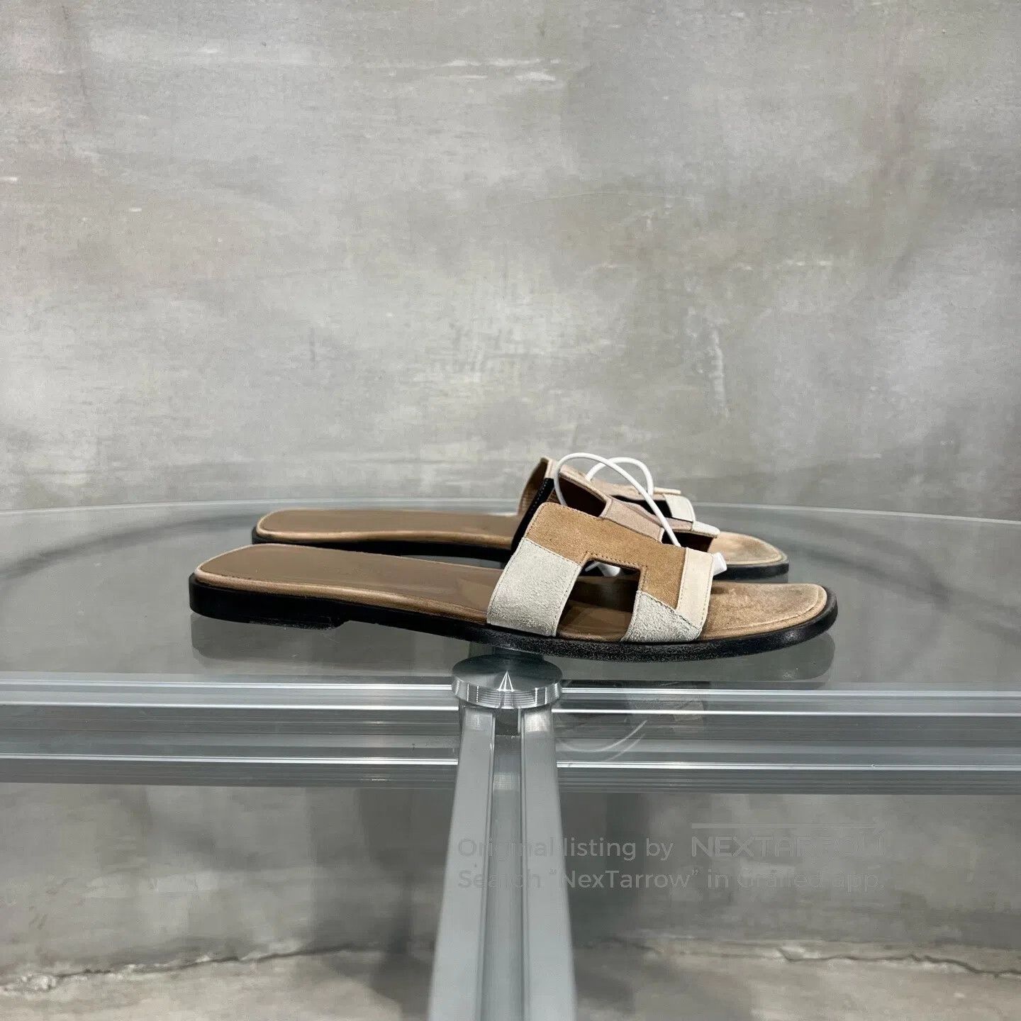 Hermes Hermes brown slide sandals Size US 8.5 / IT 38.5 - 2 Thumbnail