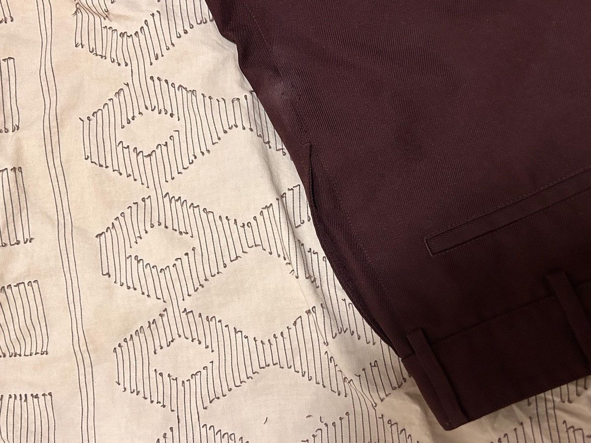 1017 ALYX 9SM Alyx “Burgundy Tailoring Work Cargo Pants” Size US 31 - 10 Thumbnail