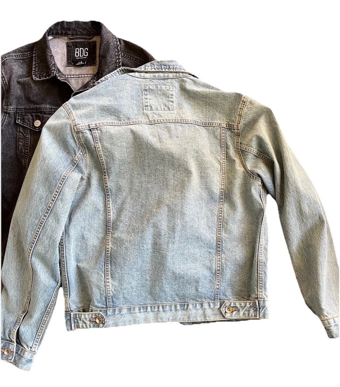 Bdg BDG Urban Outfitters Blue Light WashJean Trucker Jacket Size US L / EU 52-54 / 3 - 2 Thumbnail