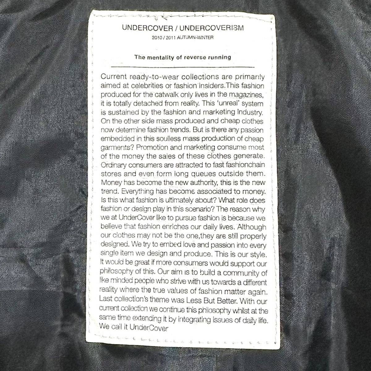 Undercover Undercover AW 2010 Avakareta Life Astro Jacket Fur Collar Size US M / EU 48-50 / 2 - 10 Thumbnail