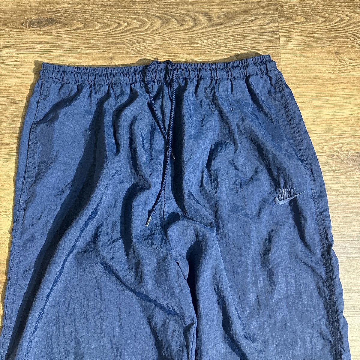 Nike Vintage Nike Navy Track Pants Size L Size US 36 / EU 52 - 3 Thumbnail