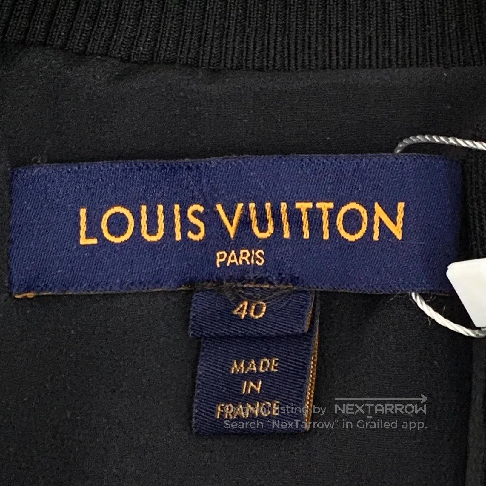 Louis Vuitton Louis Vuitton Black Logo Subtle Pattern Full Print Stand C Size S / US 4 / IT 40 - 5 Thumbnail