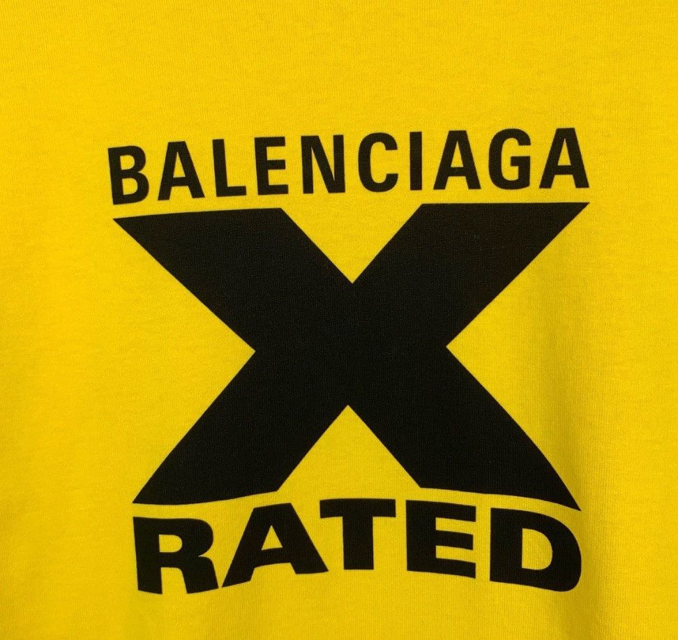 Balenciaga Balenciaga logo letter printed round neck yellow short sle Size US XS / EU 42 / 0 - 5 Thumbnail