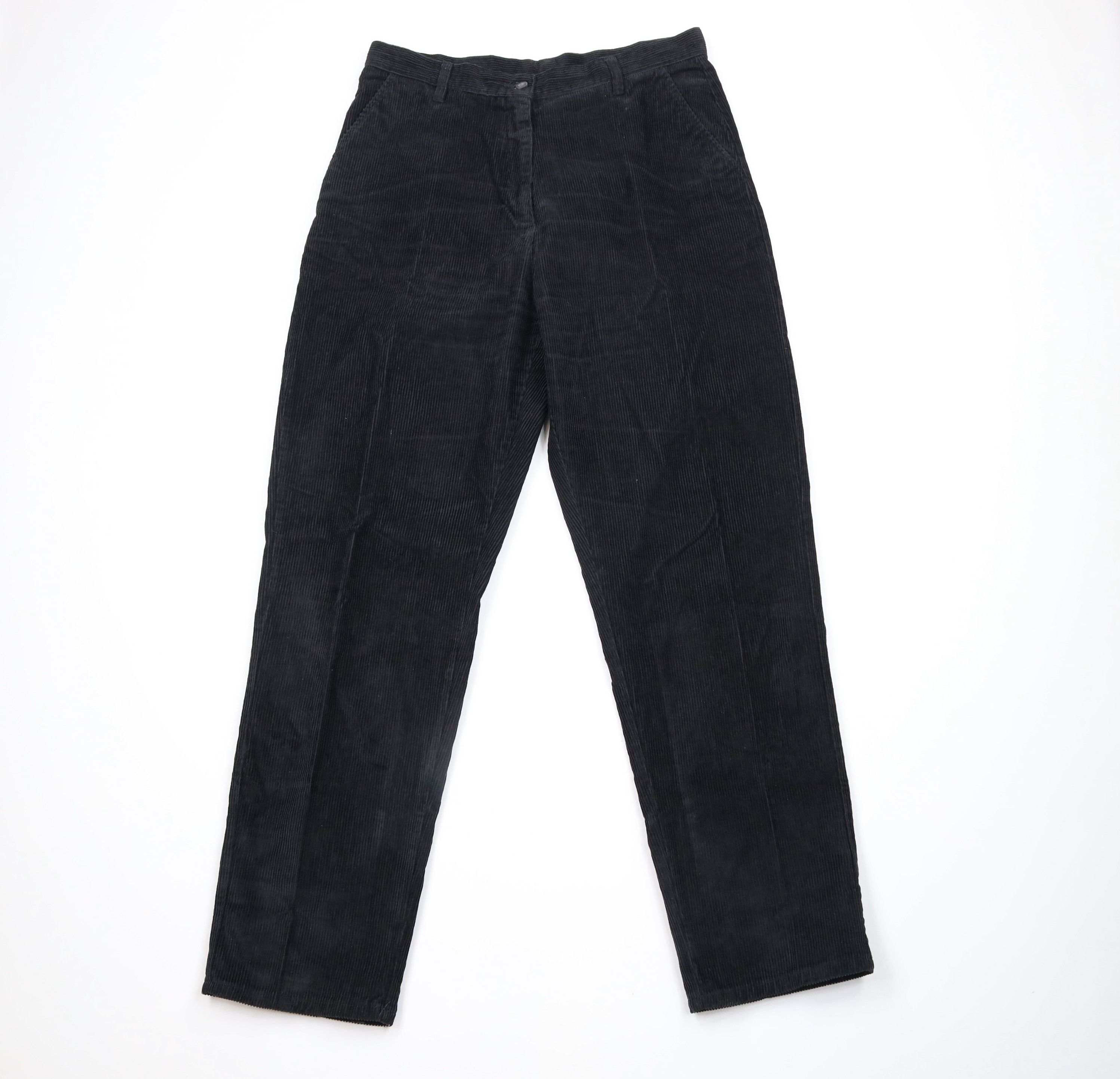 Vintage × Woolrich Woolen Mills Vintage 90s Woolrich Tapered Leg Corduroy Chino Pants Black Size 36" / US 14 / IT 50 - 1 Thumbnail