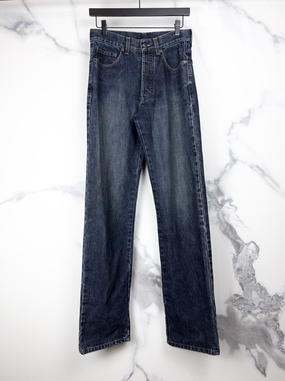 Gucci Tom Ford Vintage Indigo Straight Leg Denim Jeans