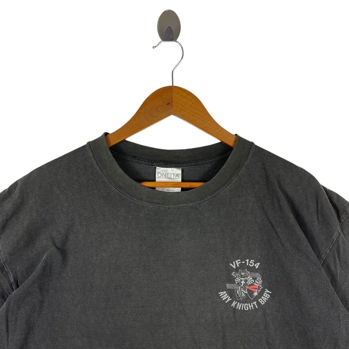Other Vintage 90s VF-154 Black Knights USNavy Fighter Squadron Tee Size US XL / EU 56 / 4 - 3 Thumbnail