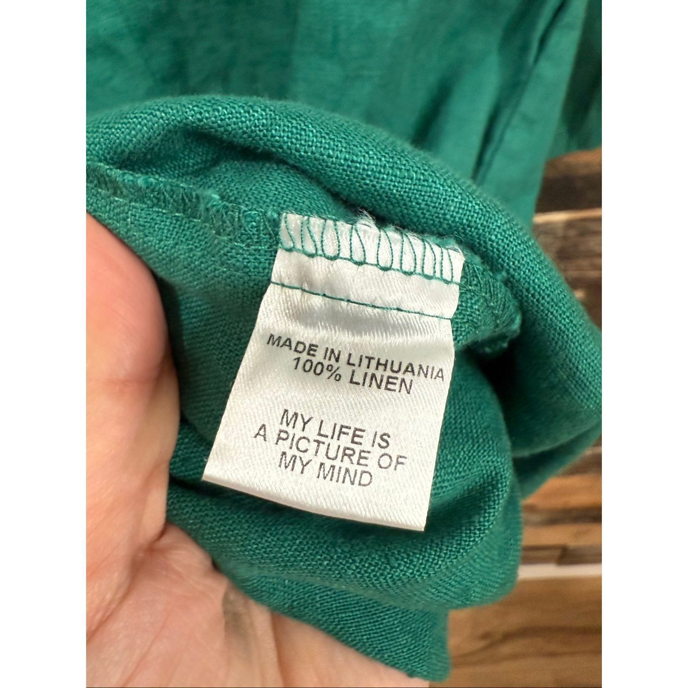 FLAX Flax NWOT linen green dress pockets size S Size S / US 4 / IT 40 - 7 Thumbnail