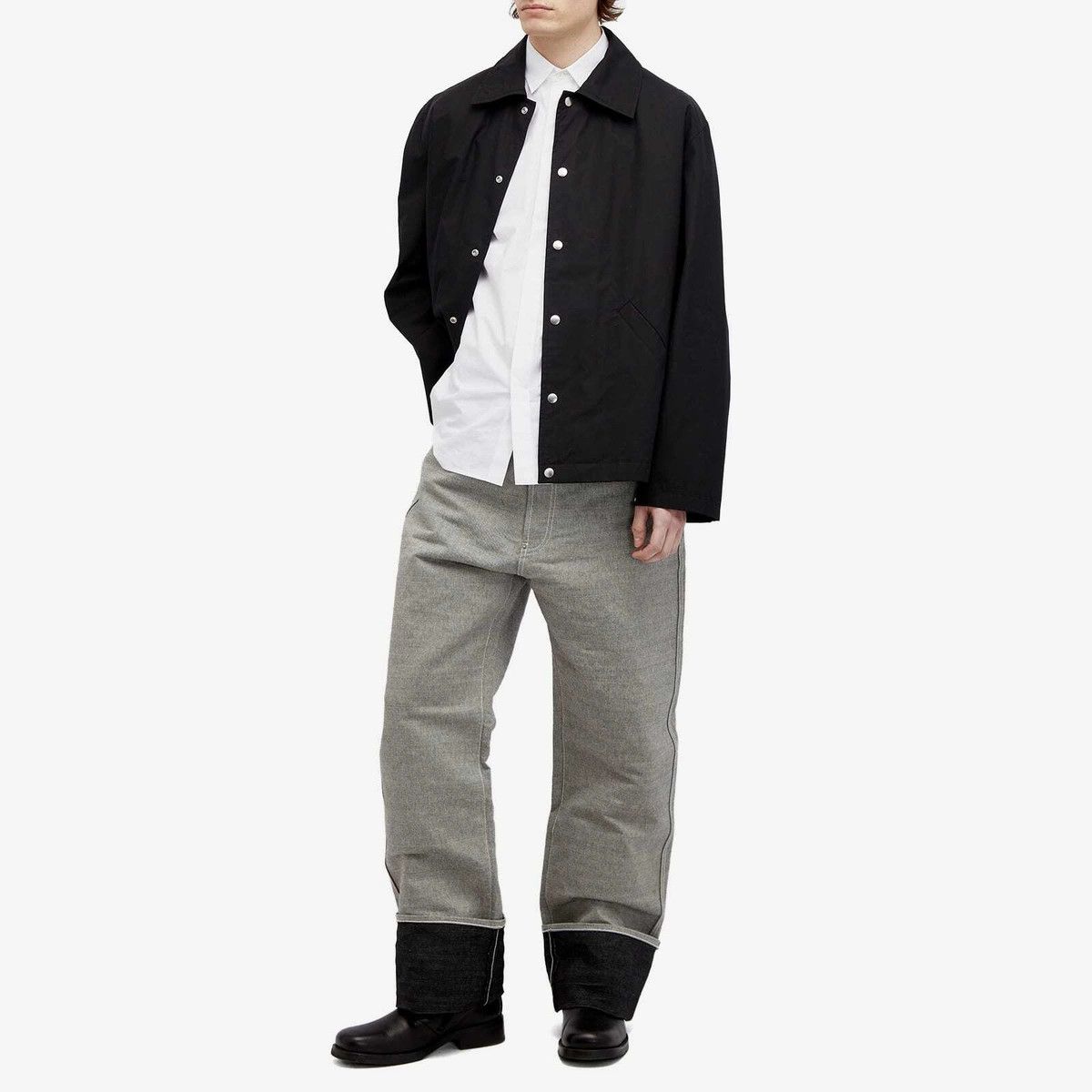 Maison Margiela oc11z0825 5 Pockets Jeans Pant in Grey Size US 32 / EU 48 - 4 Thumbnail