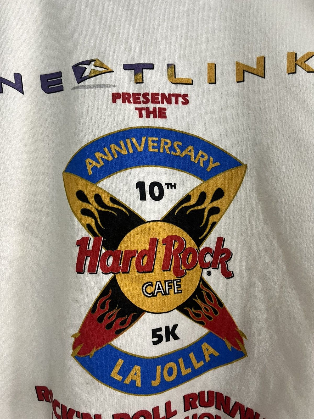 Hard Rock Cafe Vintage ‘99 Hard Rock Cafe 10th Anniversary Rock’n Roll Run Size US XL / EU 56 / 4 - 3 Thumbnail