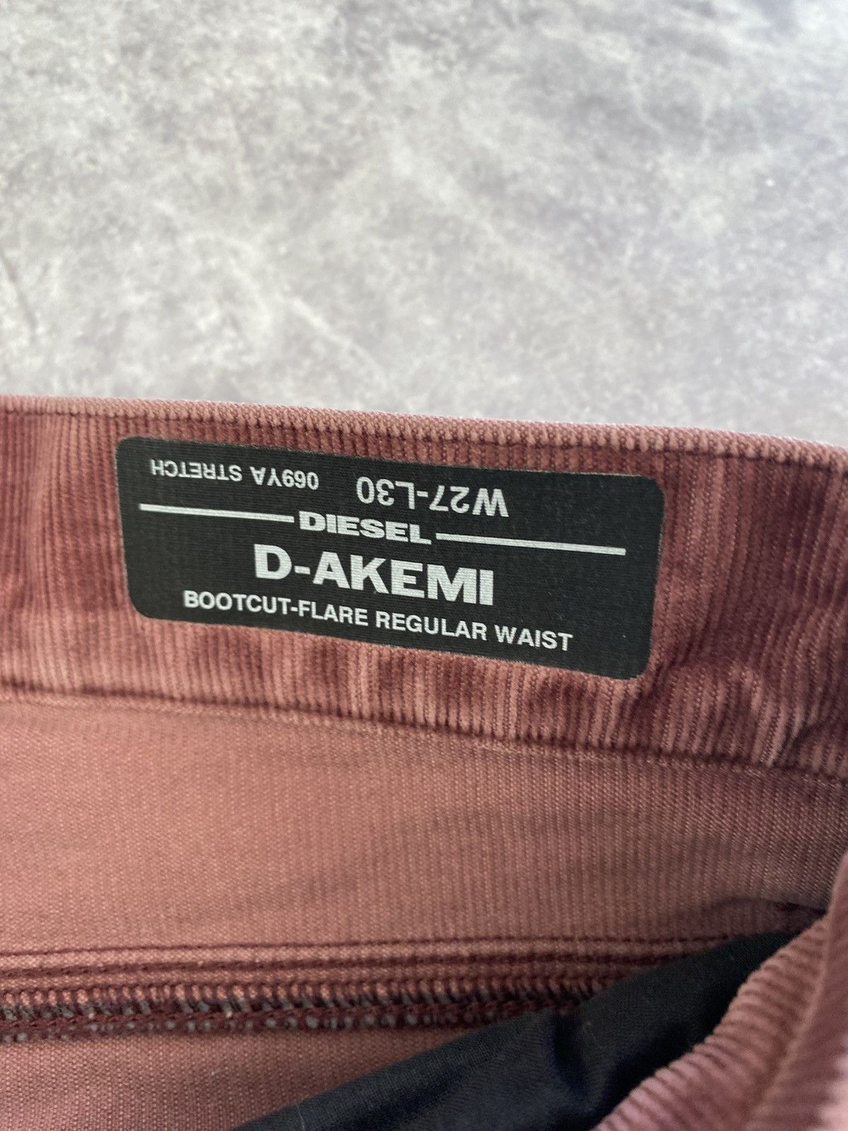 Diesel Diesel D-Akemi Corduroy Flared Baggy Pants Balenci Style Size 27" / US 4 / IT 40 - 5 Thumbnail