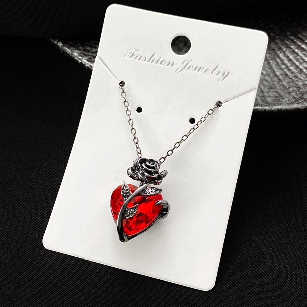 Japanese Brand Rose Red Love Necklace Size ONE SIZE - 3 Thumbnail