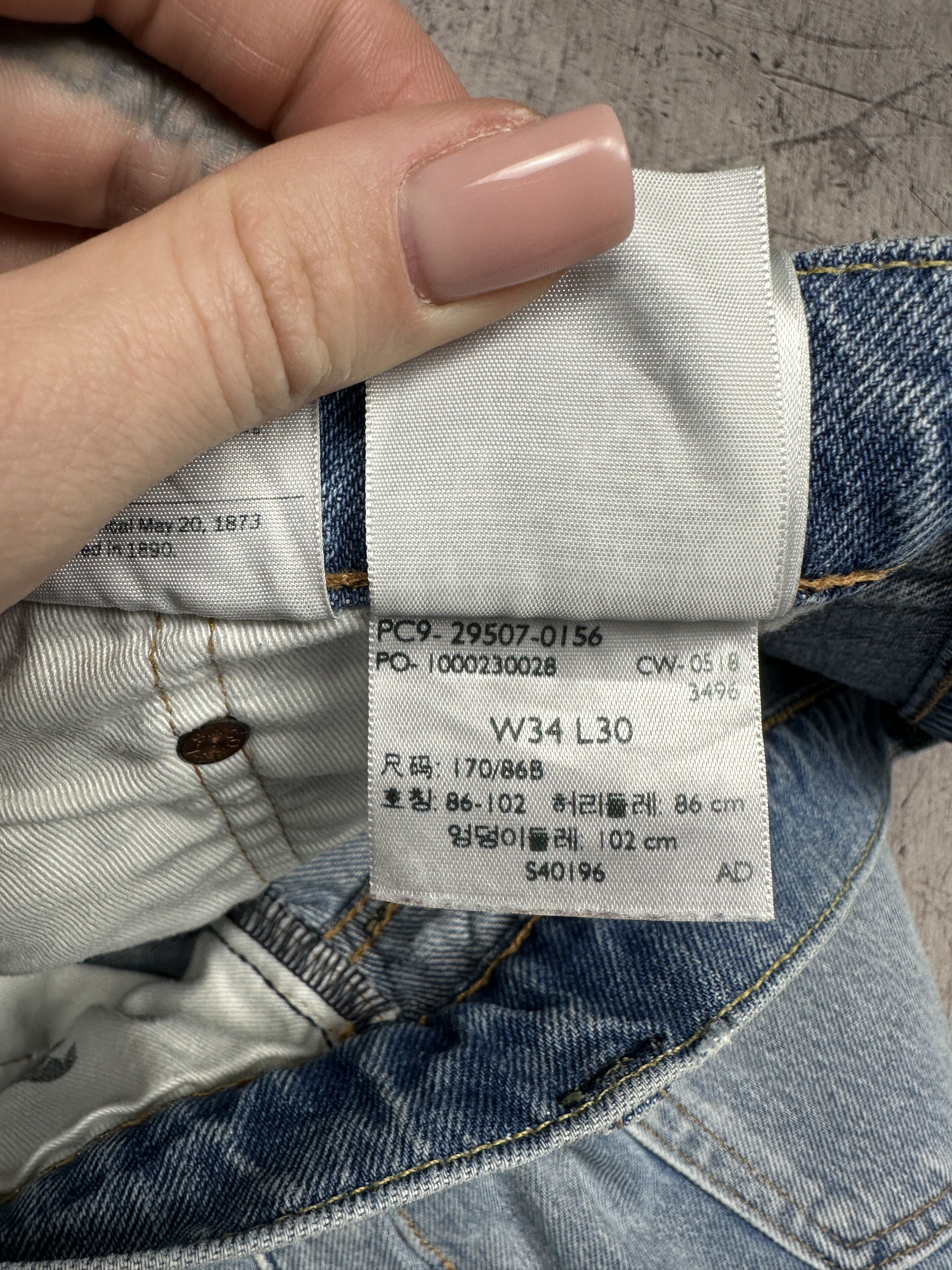 Levi's Levi's 502 Mens Denim Pants Jeans Size 34 x 30 Size US 34 / EU 50 - 8 Thumbnail