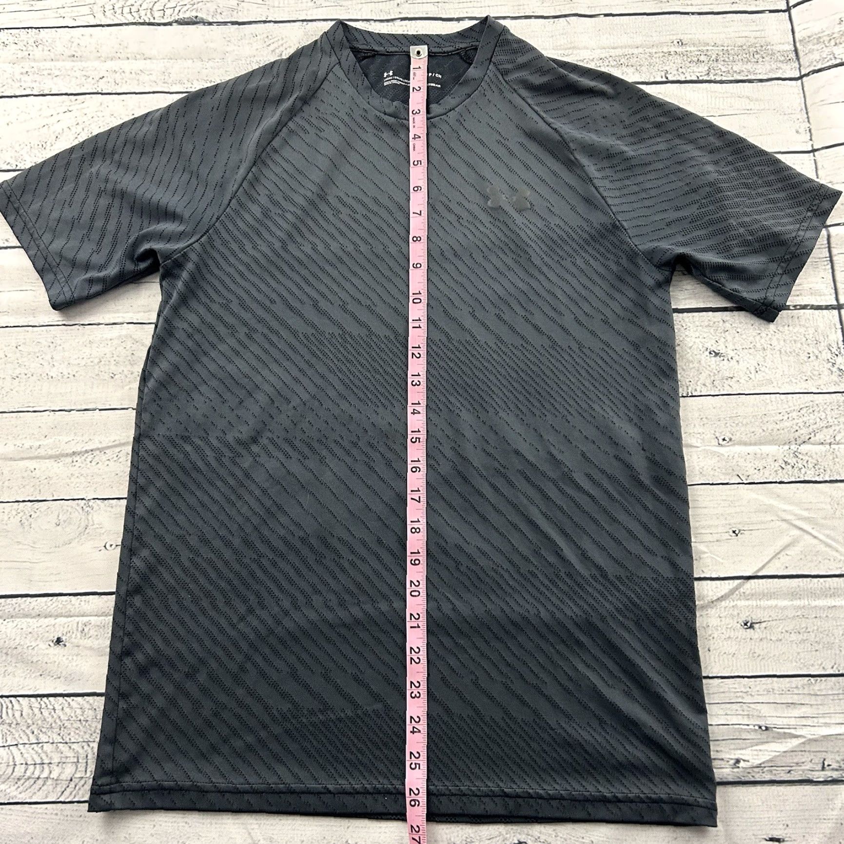 Under Armour Under Armour HeatGear Athletic Short Sleeve T Shirt Mens S Gray Size US S / EU 44-46 / 1 - 3 Thumbnail