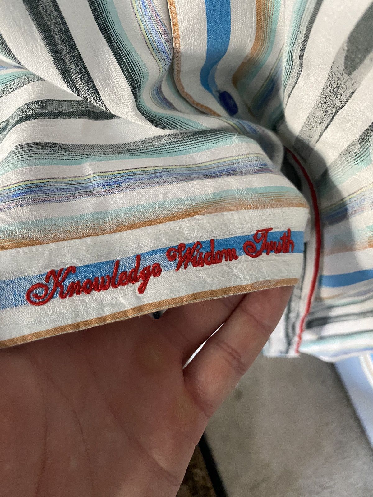 Robert Graham Robert Graham Striped Dress Shirt - Size Large Size US L / EU 52-54 / 3 - 5 Thumbnail