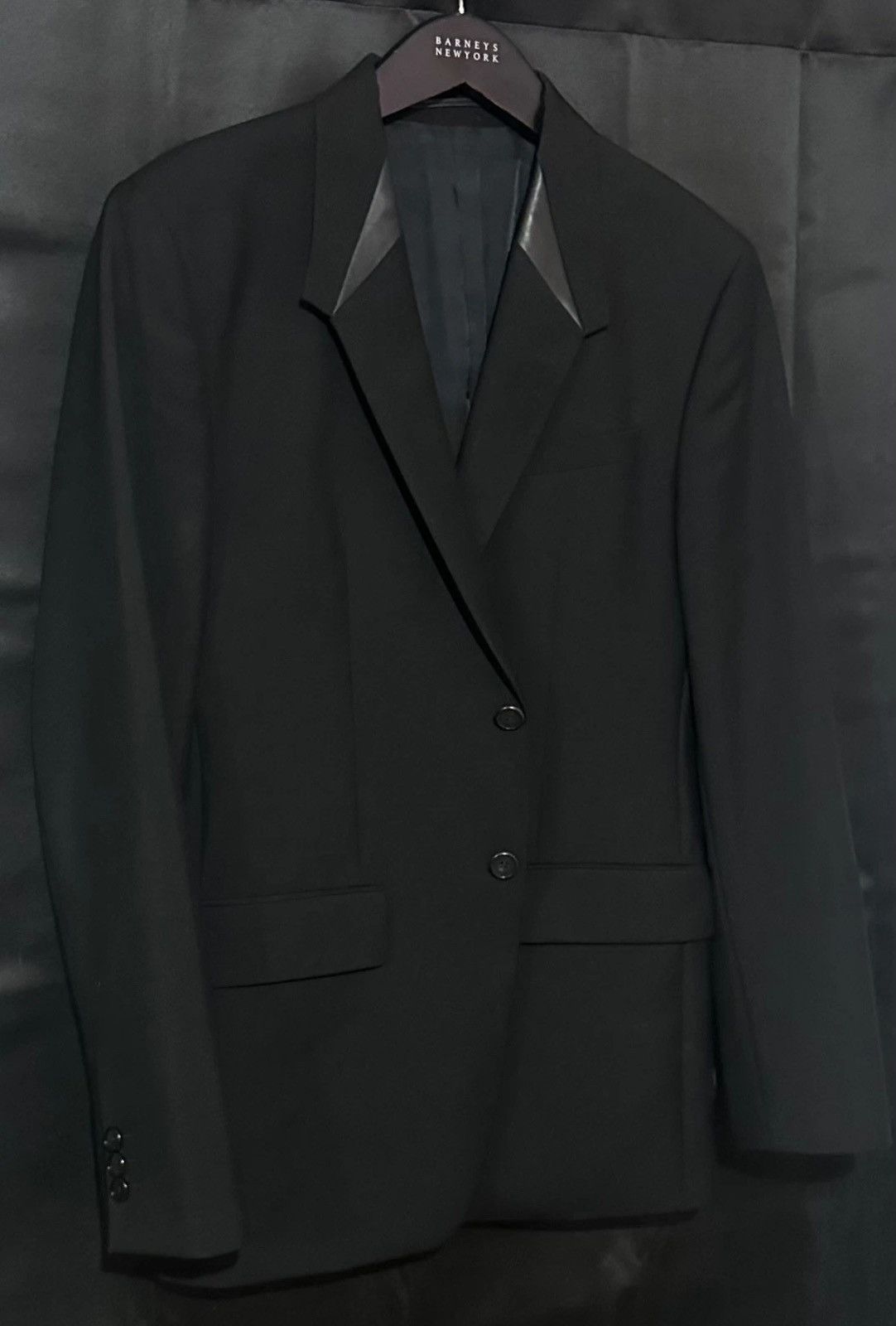 Givenchy Givenchy Leather Collar Blazer Ricardo Tisci Size 50R - 2 Thumbnail