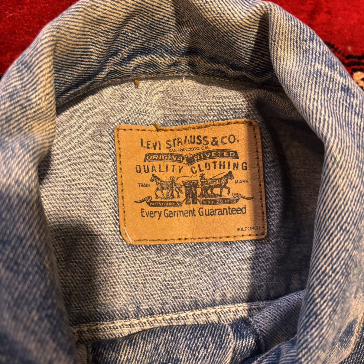 Levi's Vintage Clothing Orange Tab Levi's trucker jacket Size US L / EU 52-54 / 3 - 2 Thumbnail
