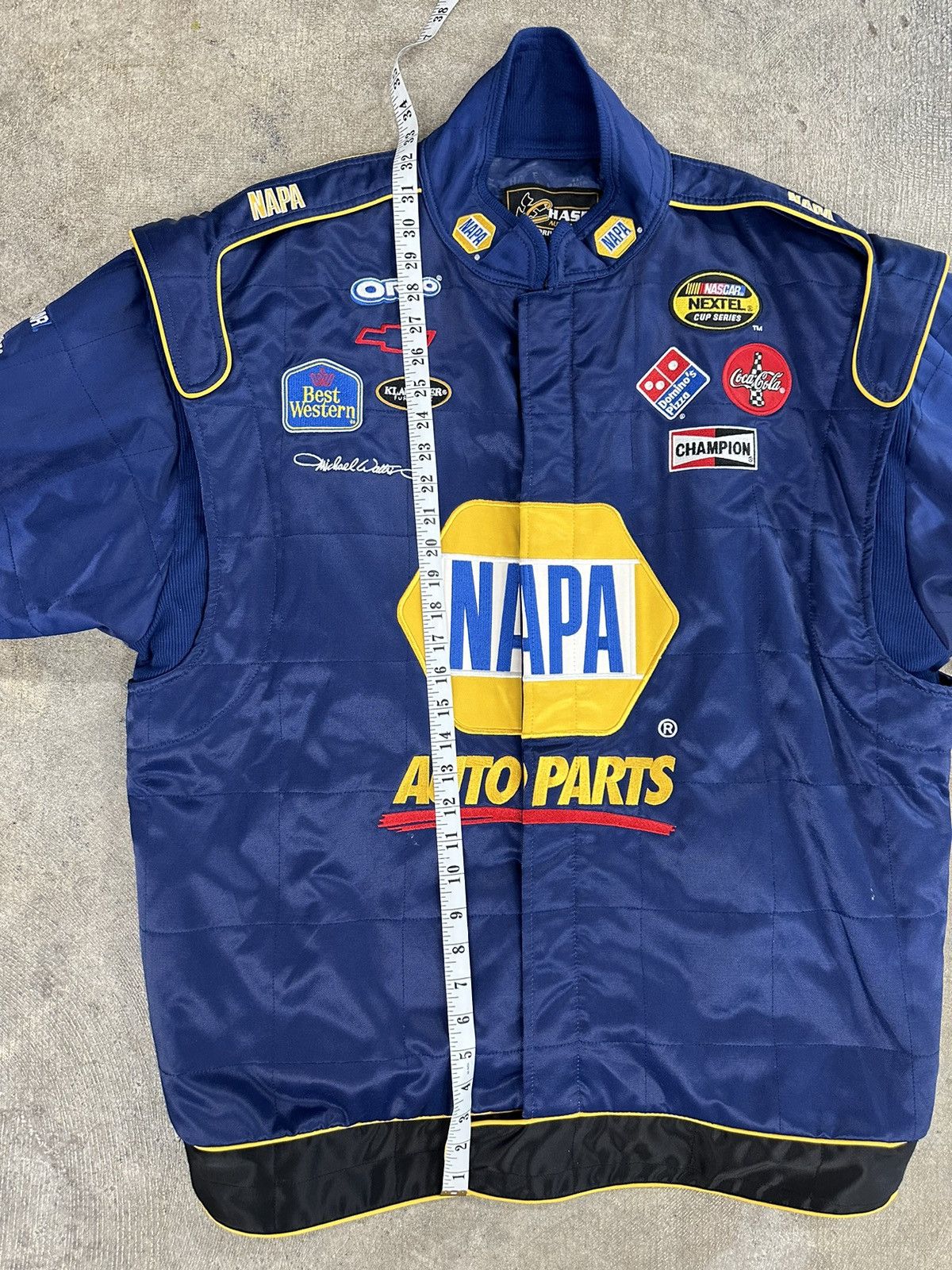 Chase Authentics × NASCAR × Vintage Vintage Y2K 00s Chase Napa Auto Parts NASCAR Jacket XXL Size US XXL / EU 58 / 5 - 12 Thumbnail