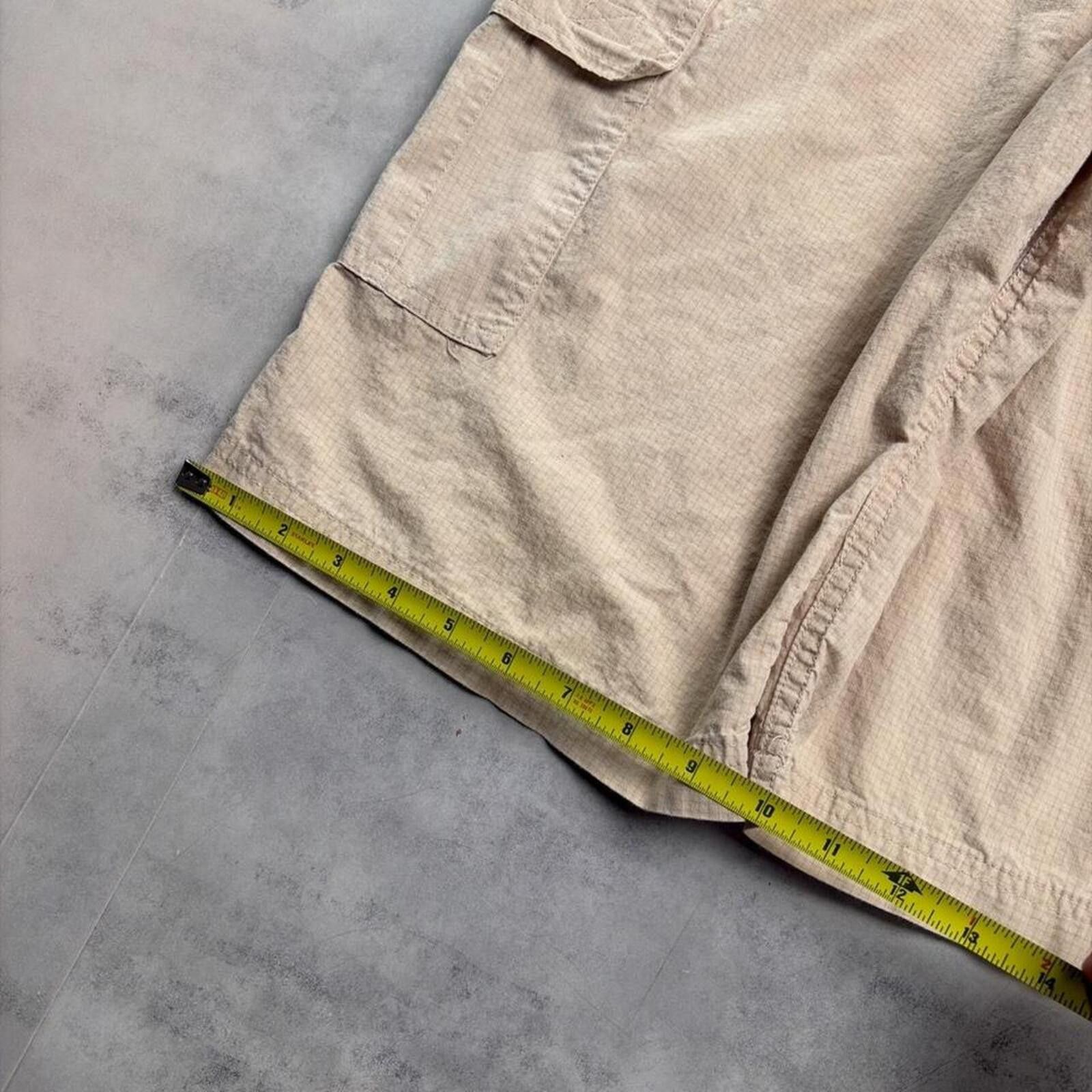 Avirex Y2K Beige Avirex Grunge Baggy Skater Cargo Shorts Size US 30 / EU 46 - 8 Thumbnail