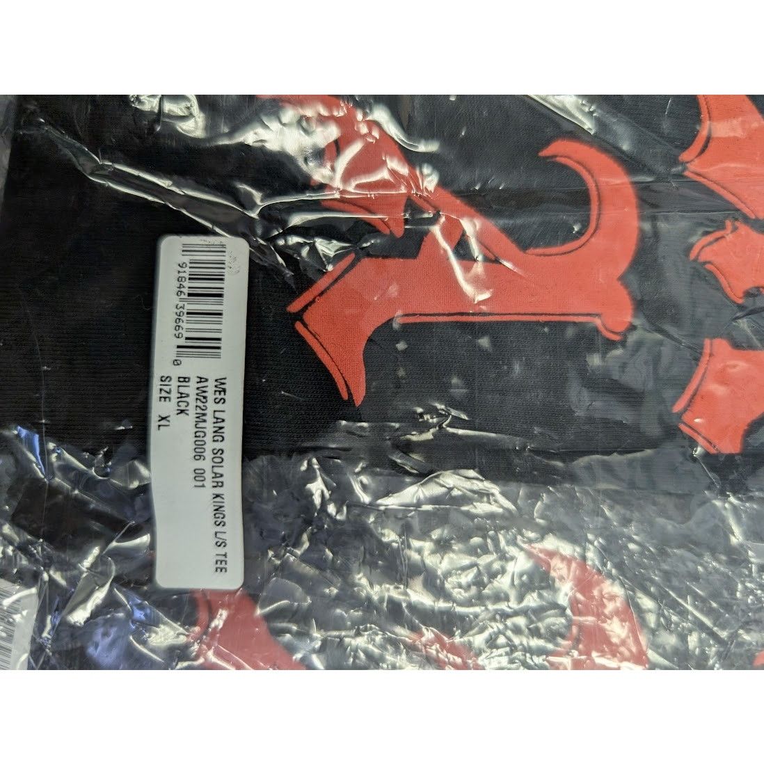 Amiri o1rshd1 Q:2 / Wes Lang Solar Kings Long Sleeve Tee T-Shirt Size US XL / EU 56 / 4 - 18 Thumbnail