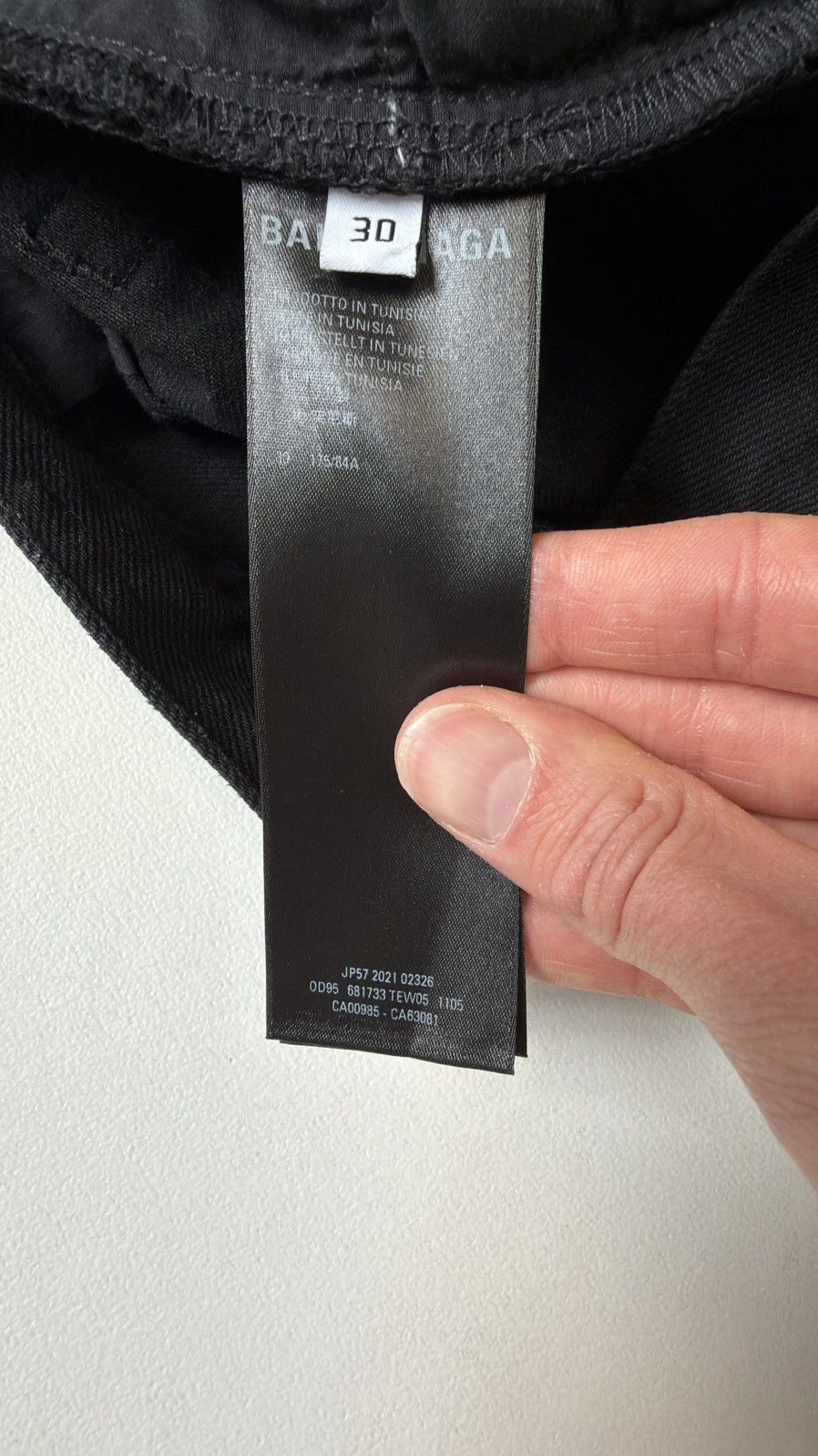 Balenciaga 2021 Washed Black Straight Leg Jeans Size US 34 / EU 50 - 9 Thumbnail