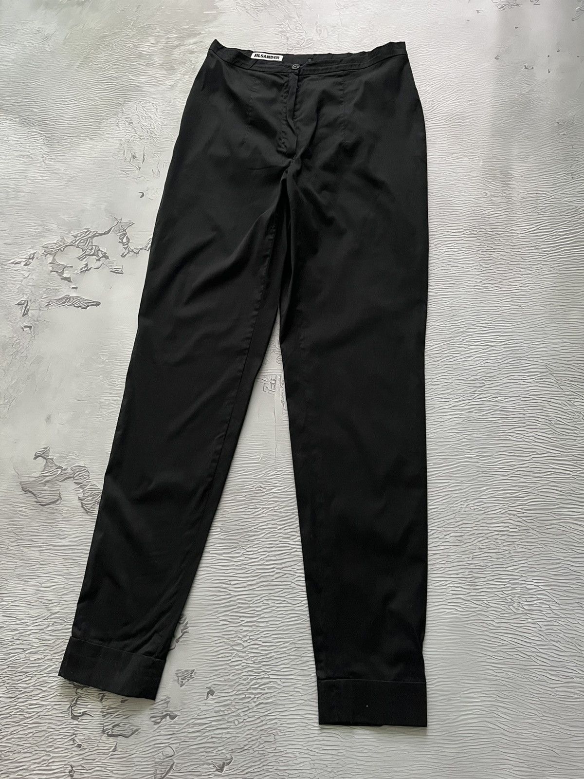 Jil Sander Jil Sander Vintage Luxury Classic Chino Pants Black Size 26" / US 2 / IT 38 - 2 Thumbnail