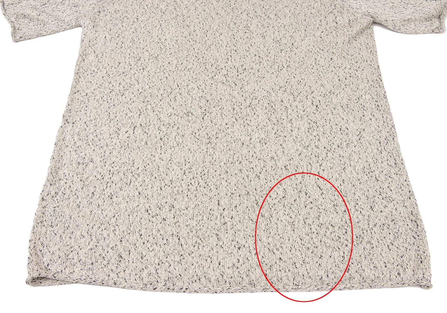 Yohji Yamamoto Yohji Yamamoto Silk Blend Marble Knit Beige Black Size US M / EU 48-50 / 2 - 8 Thumbnail