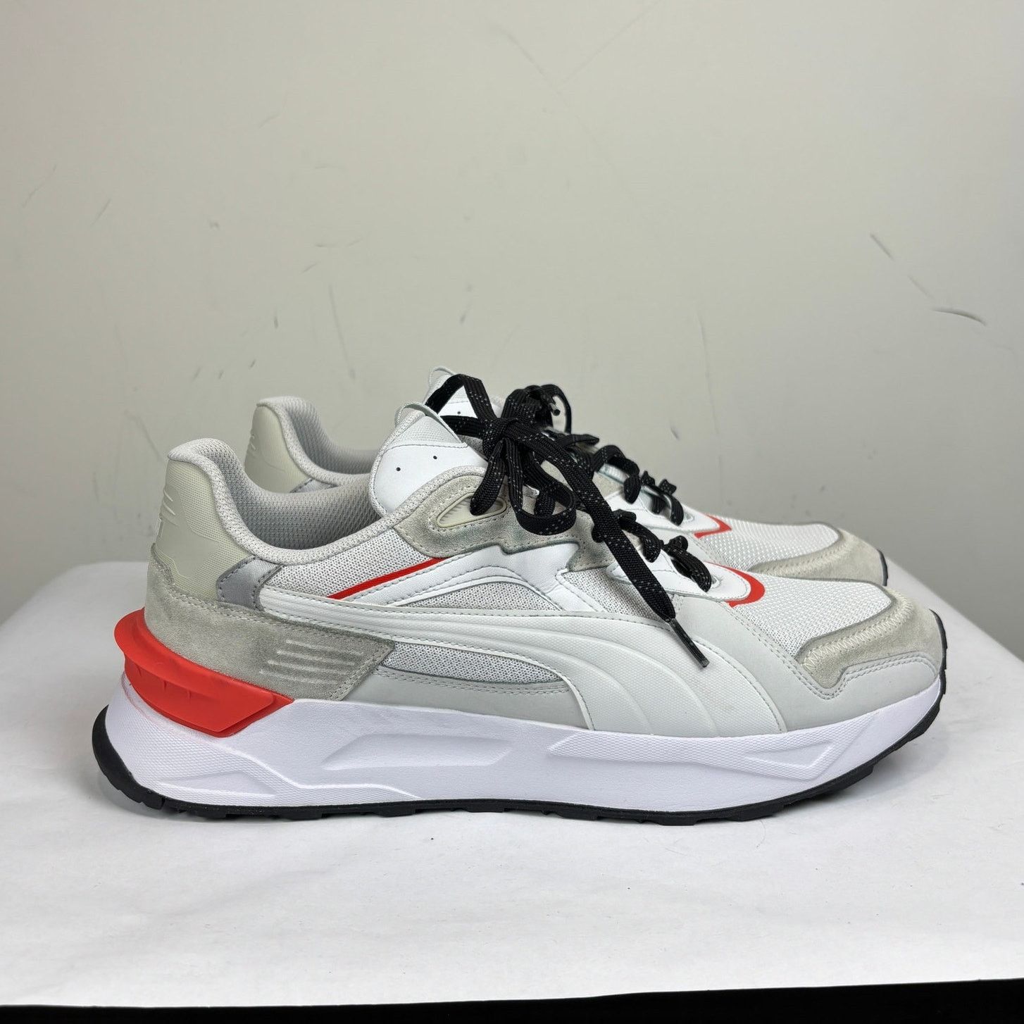 Puma Puma Mirage Sport Asphalt White Warm Earth Sneakers Men's 12 Size US 12 / EU 45 - 3 Thumbnail