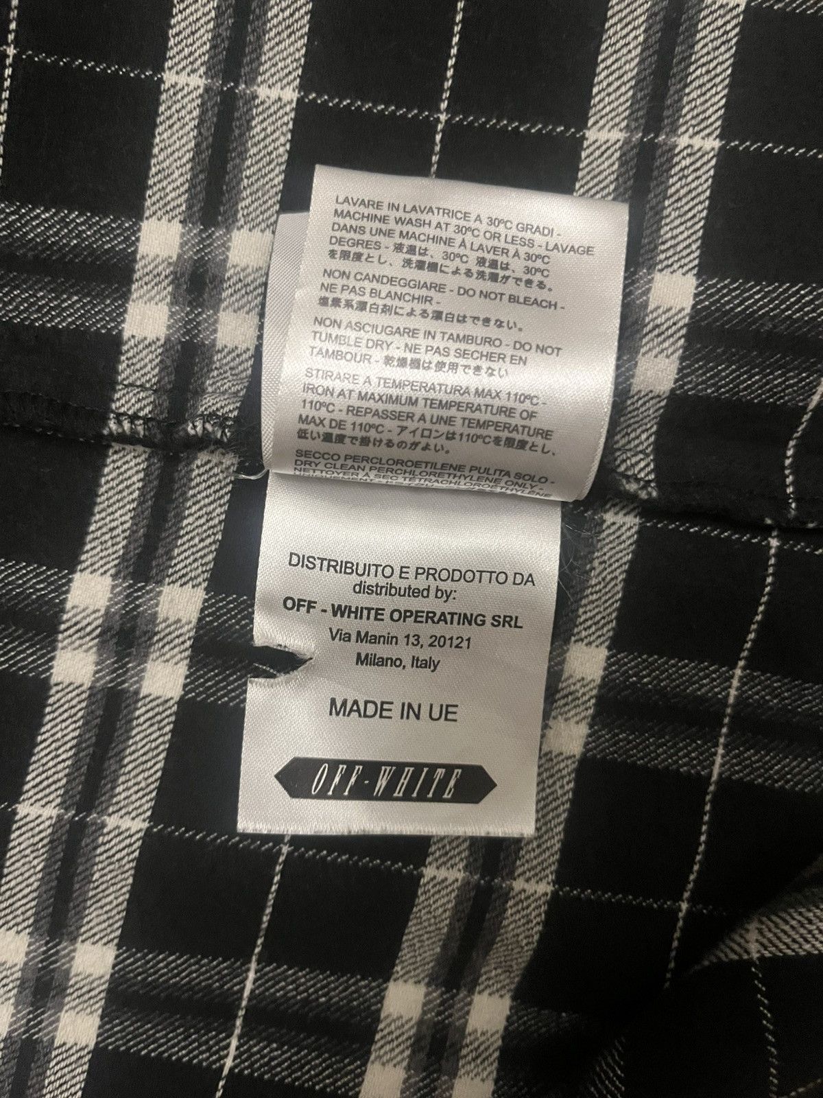 Off-White Off-White Flannel Shirt Early Virgil Era Size US S / EU 44-46 / 1 - 8 Thumbnail