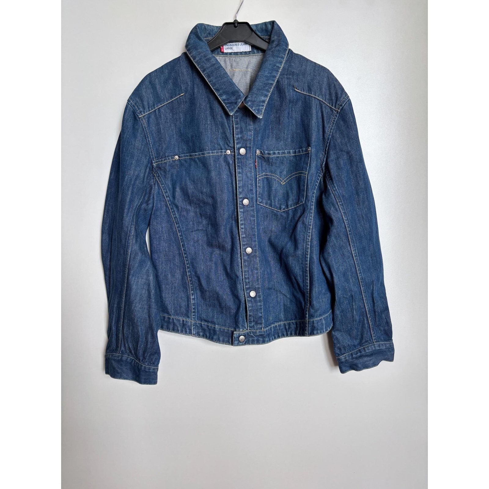 Levi's × Levi's Vintage Clothing × Vintage Levi's Engineered Jeans Red Tab Jacket Large Y2K Vintage Size US L / EU 52-54 / 3 - 1 Thumbnail